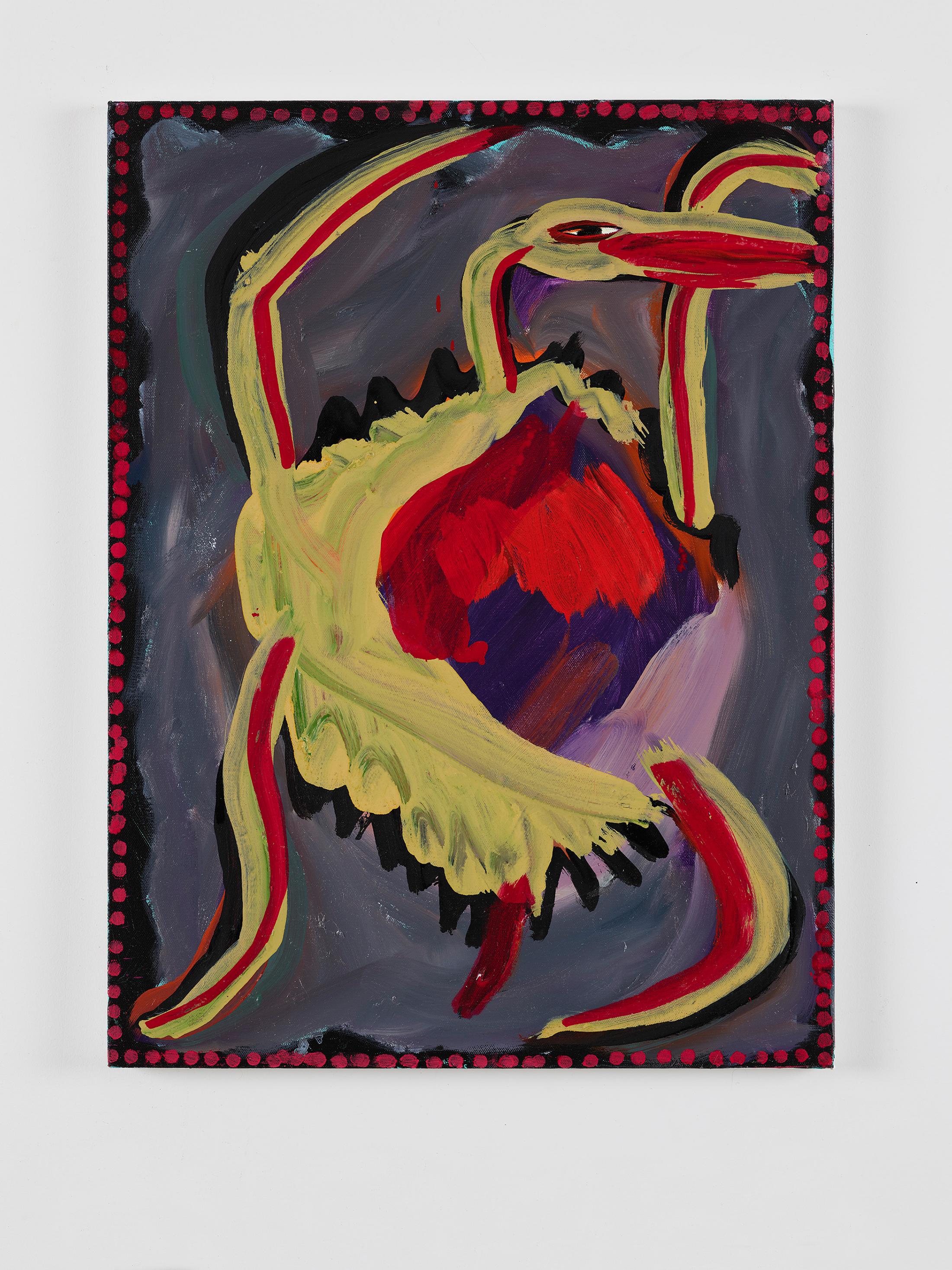 Exhibition View Josh Smith Soloshow «Life; view on Untitled, 2019, (Oil on canvas)» at Galerie Eva Presenhuber, Rämistrasse, Zurich, 2020 / © Josh Smith / Photo: Farzad Owrang / Courtesy: the artist, David Zwirner, and Galerie Eva Presenhuber, Zurich / New York