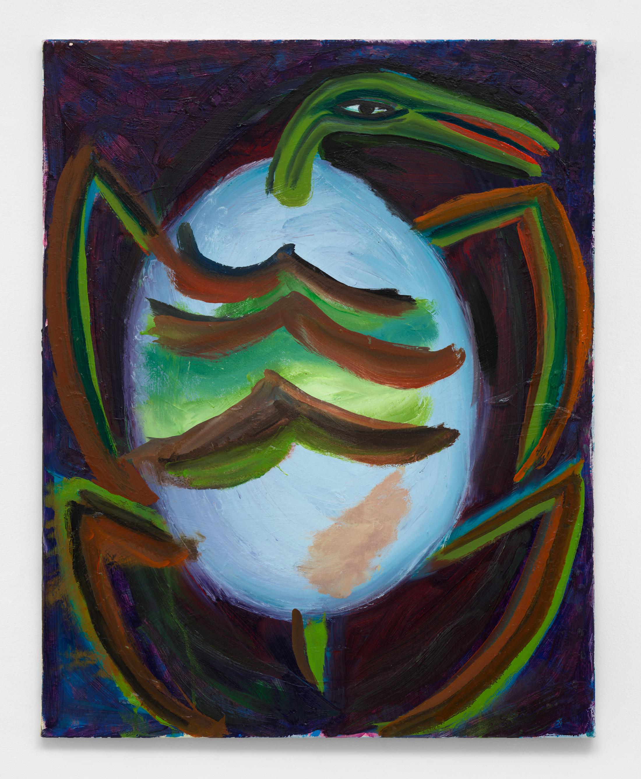 Exhibition View Josh Smith Soloshow «Life; view on Untitled, 2020, (Oil on canvas)» at Galerie Eva Presenhuber, Rämistrasse, Zurich, 2020 / © Josh Smith / Photo: Dan Bradica / Courtesy: the artist, David Zwirner, and Galerie Eva Presenhuber, Zurich / New York