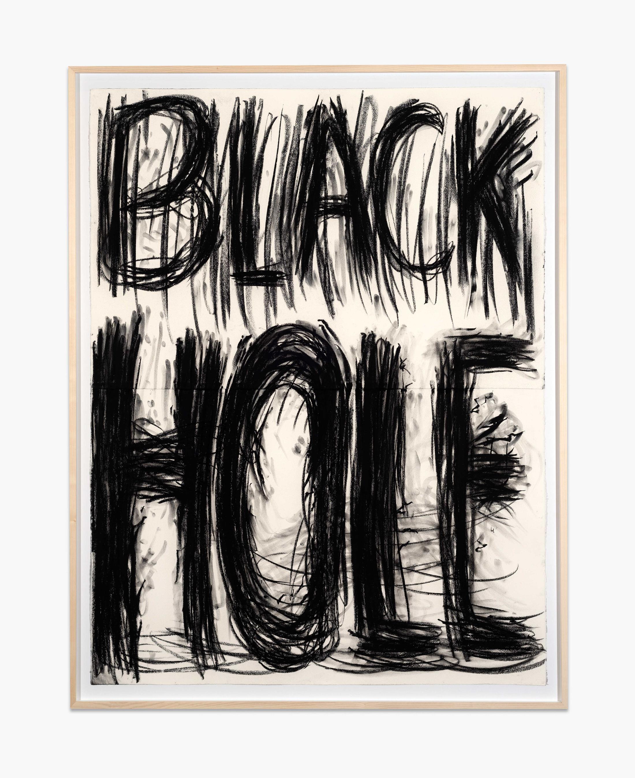 Exhibition View Judith Bernstein Soloshow «Blue Balls; view on Black Hole, 1993-2019» at Karma International, Zurich, 2019 / Photo: Flavio Karrer / Courtesy: the artist and Karma International