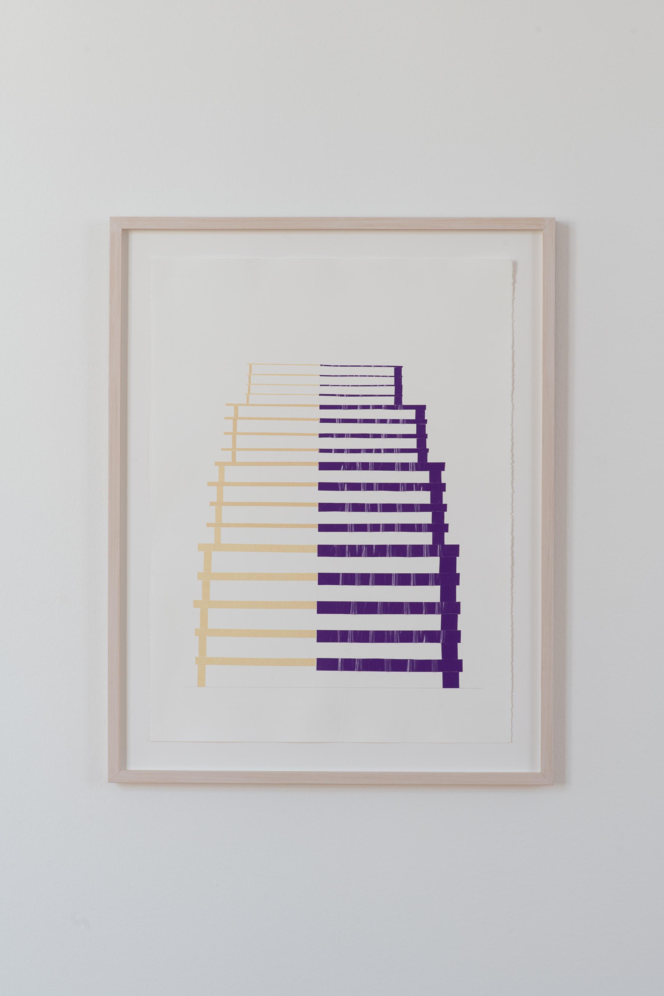 Installation View Judy Millar Soloshow «The Future and the Past Perfect ; view on Untitled, 1995» at Kunstmuseum St. Gallen, 2019 / Photo: Sebastian Stalder