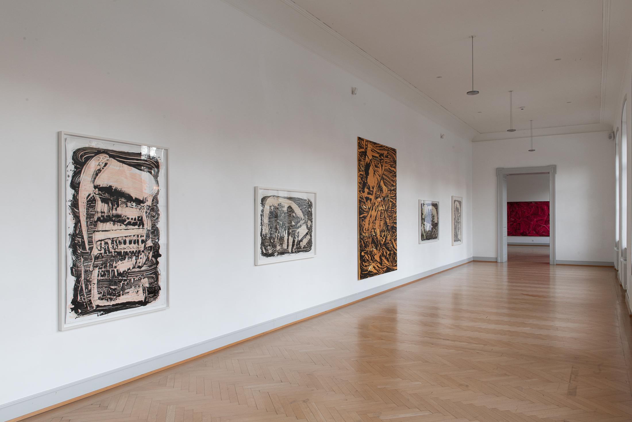 Installation View Judy Millar Soloshow «The Future and the Past Perfect» at Kunstmuseum St. Gallen, 2019 / Photo: Sebastian Stalder