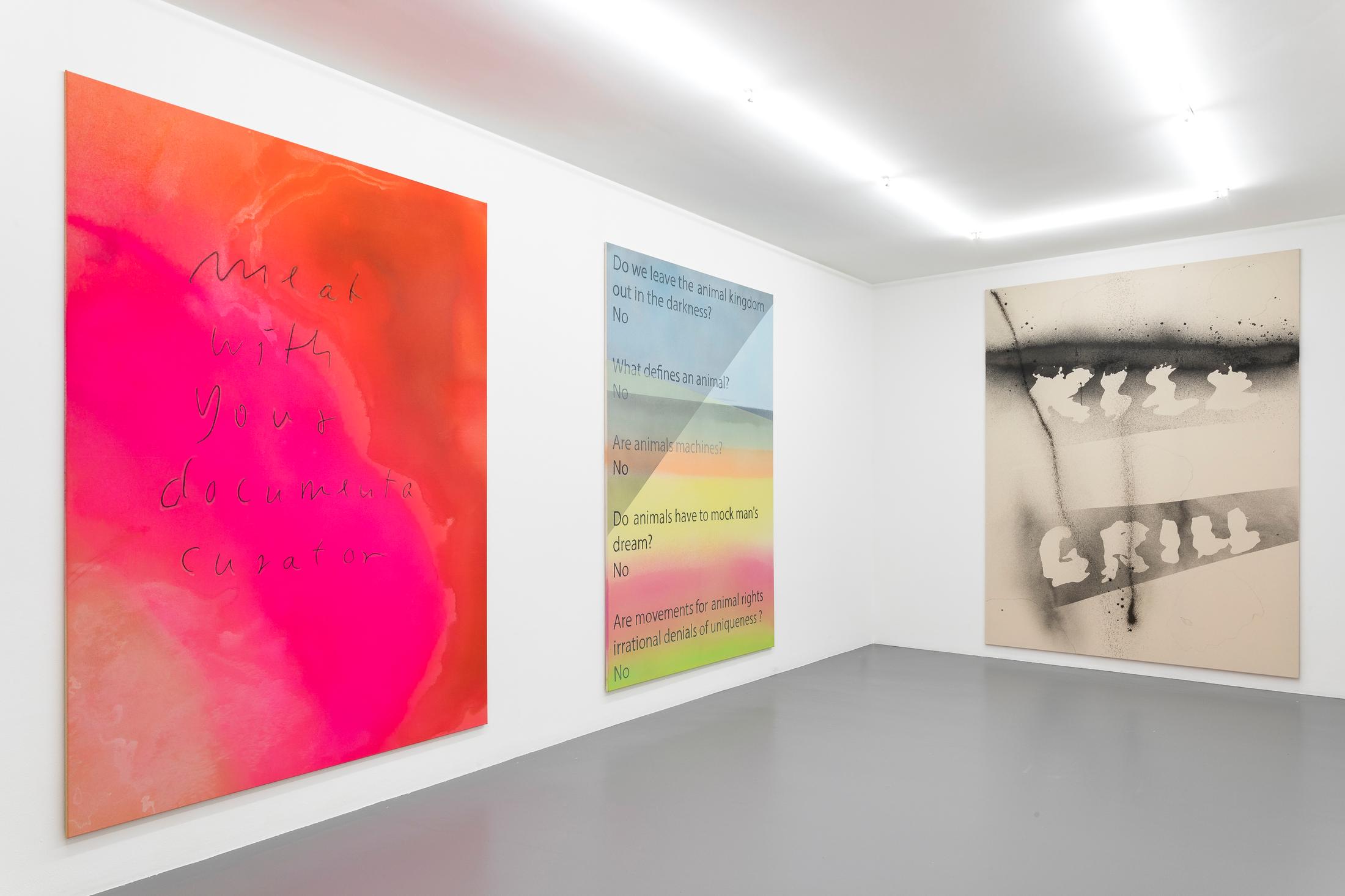 Exhibition View Jürgen Drescher «Kill Grill» at Mai 36 Galerie, Zurich / Photo & Courtesy: Mai 36 Galerie, Zurich and Pro Litteris-16