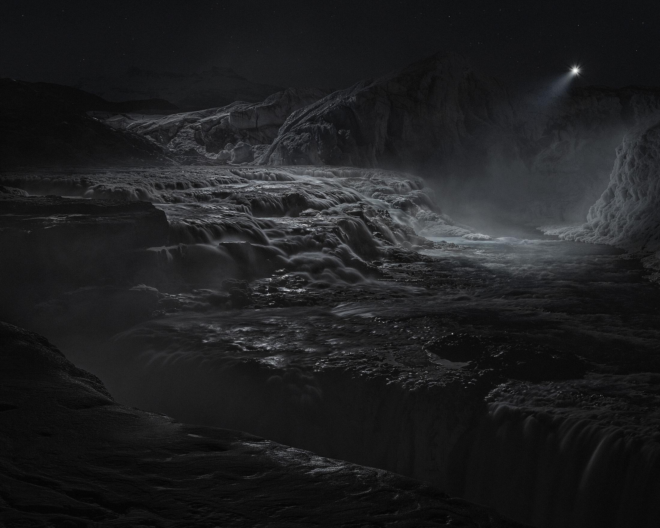 Exhibition View Julian Charrière Soloshow «Towards No Earthly Pole; view on Julian Charrière, Towards No Earthly Pole - Concordia, 2019, (video still)» at Aargauer Kunsthaus, Aarau, 2020 / © 2020, ProLitteris, Zürich / Courtesy: the artist