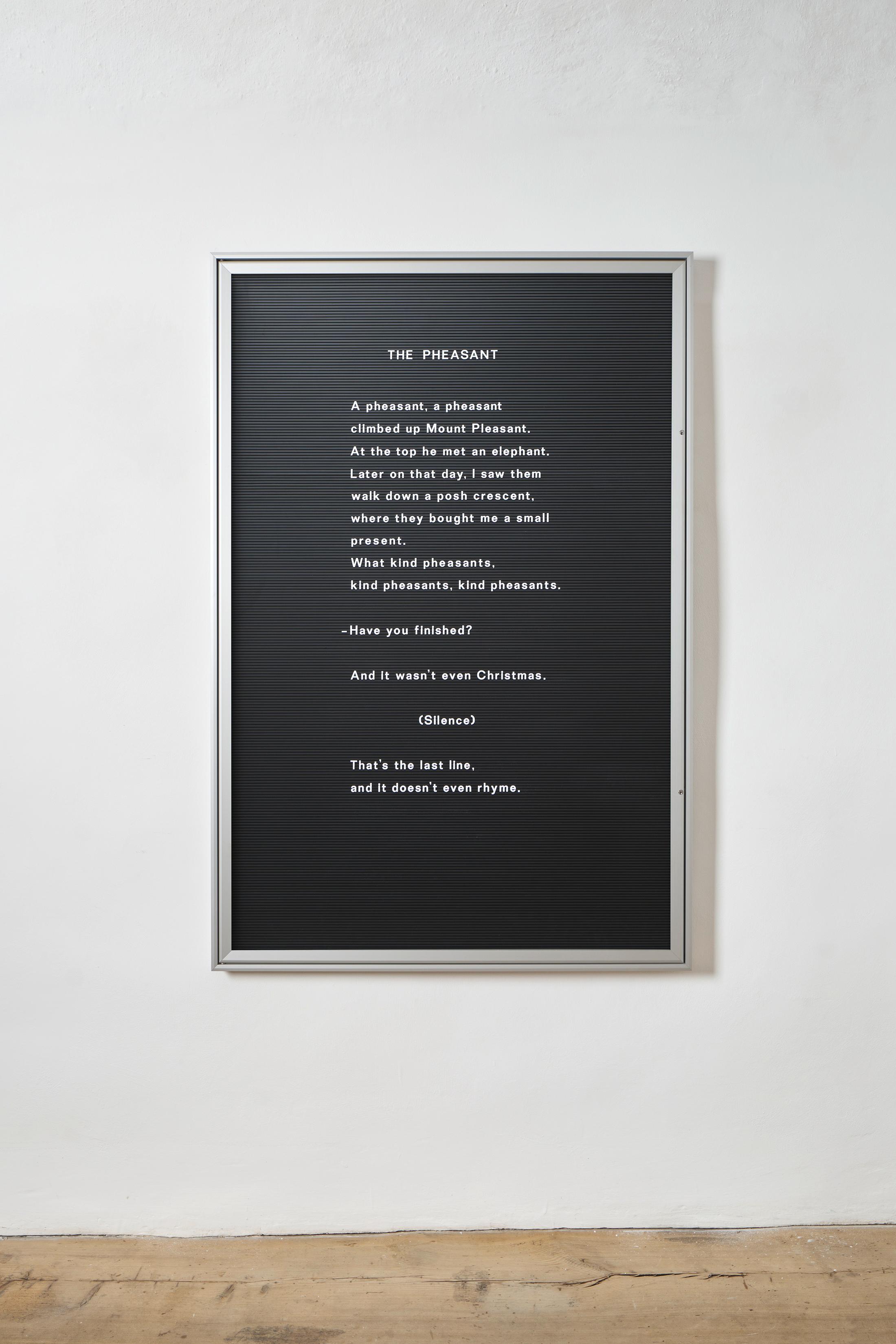 Installation View Julian Charrière Soloshow «Ever Since We Crawled Out / view on An Invitaton to Disappear, 2018» at Galerie Tschudi, Zuoz / Photo: Ralph Feiner / Courtesy: the artist and Galerie Tschudi, Zuoz