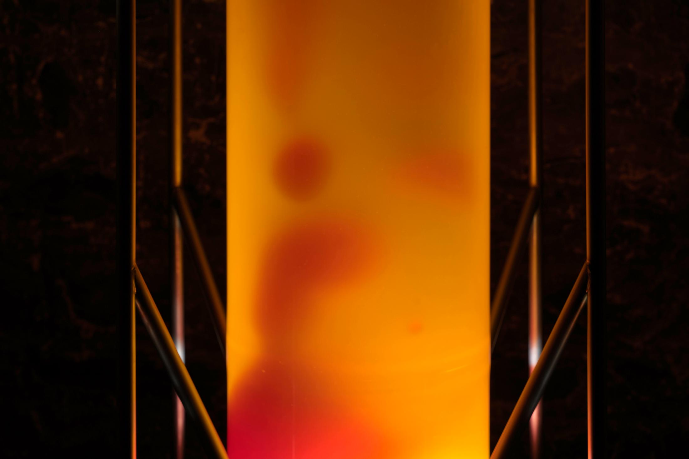 Installation View Julian Charrière Soloshow «Ever Since We Crawled Out / view on An Invitaton to Disappear, 2018» at Galerie Tschudi, Zuoz / Photo: Ralph Feiner / Courtesy: the artist and Galerie Tschudi, Zuoz