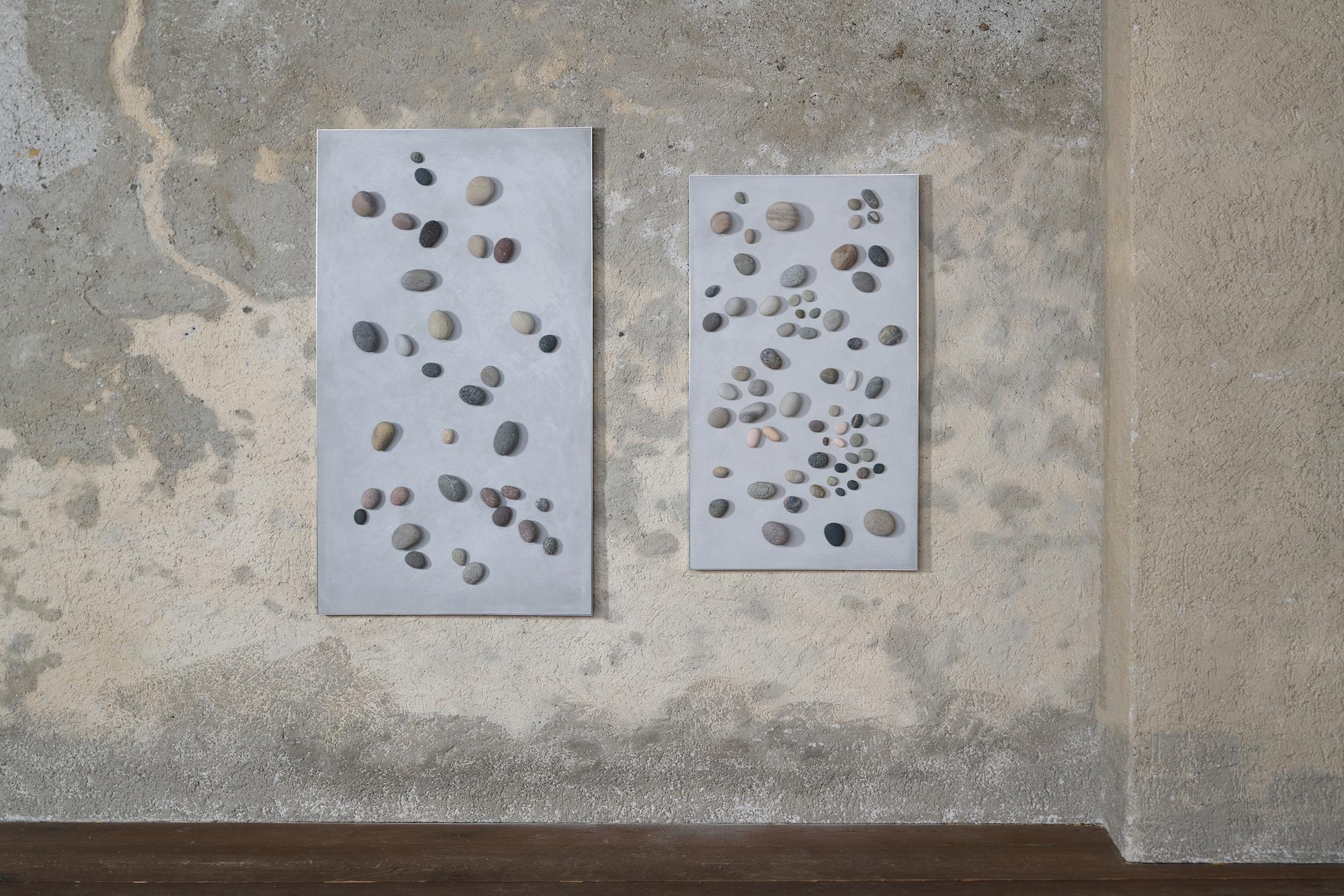 Installation View Julian Charrière Soloshow «Ever Since We Crawled Out / view on An Invitaton to Disappear, 2018» at Galerie Tschudi, Zuoz / Photo: Ralph Feiner / Courtesy: the artist and Galerie Tschudi, Zuoz