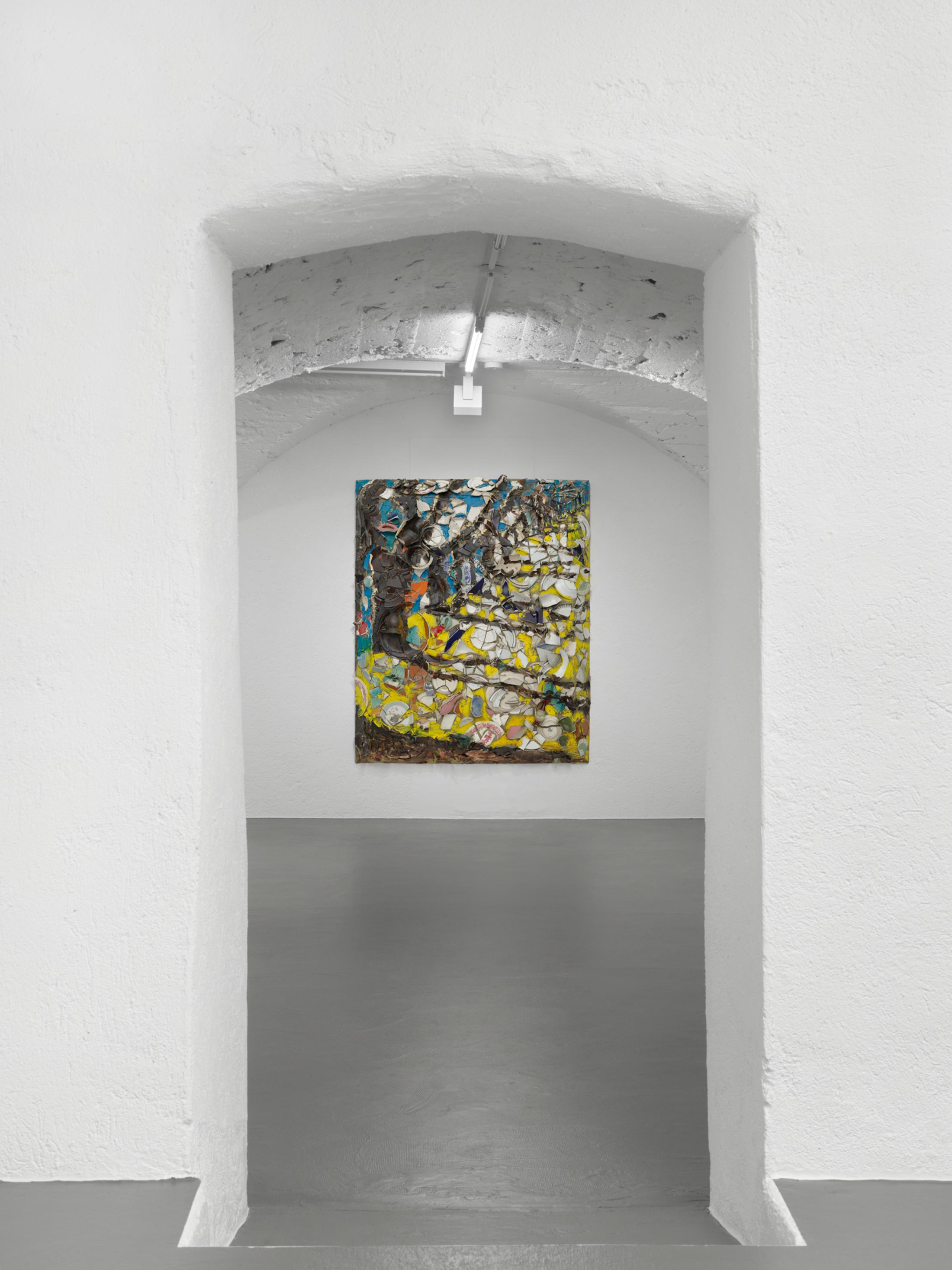Exhibition View Julian Schnabel Solo Show «Trees of Home (for Peter Beard)» at Vito Schnabel Gallery, St. Moritz, 2020 / © Julian Schnabel Studio / Photo: Tom Powel / Courtesy: the artist and Vito Schnabel Gallery