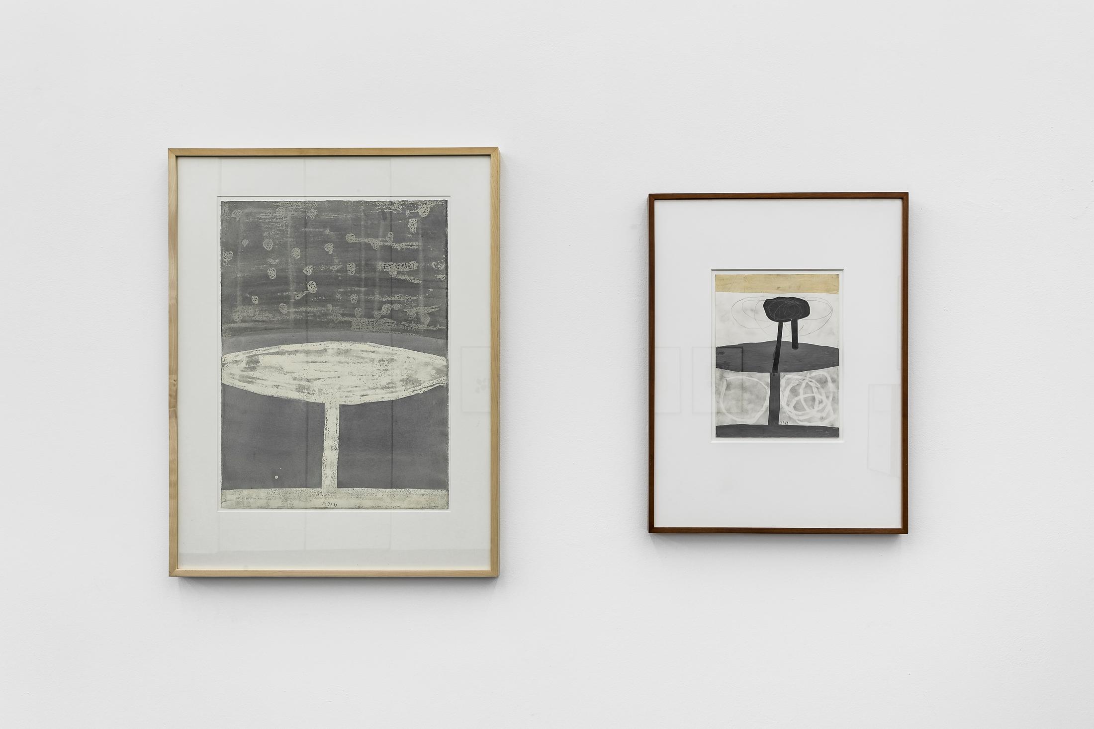 Exhibition View Jürgen Partenheimer Solo Show «Vasts Apart [Hamburger Block]» at Häusler Contemporary, Zurich, 2022-2023 / Photo: Peter Baracchi / Courtesy: the artist and Häusler Contemporary