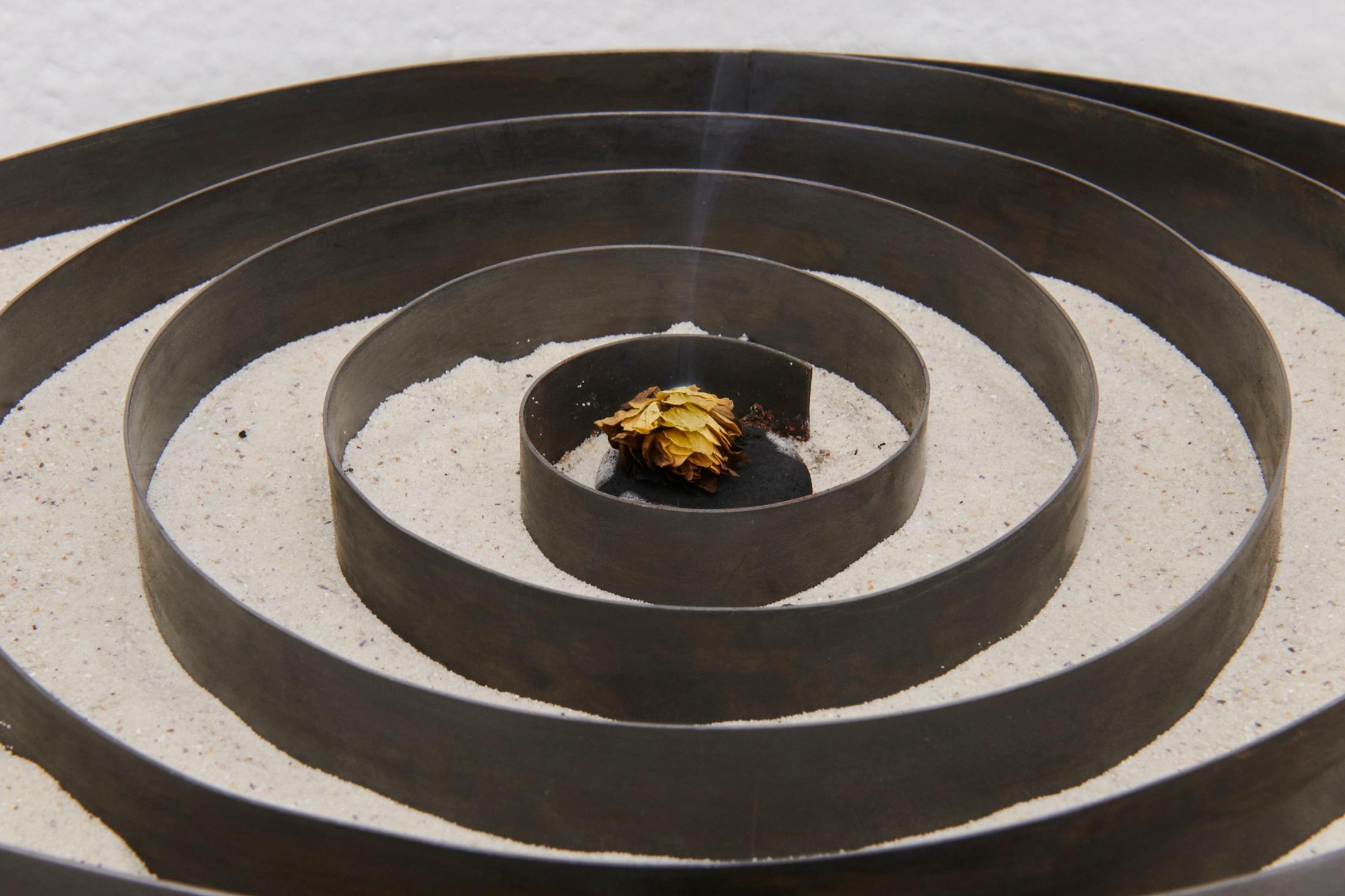 Exhibition View Karin Borer and Monika Emmanuelle Kazi Duo Show «Blink; view on Karin Borer, DAZE (Hop), 2021» at WallStreet, Fribourg, 2021 / Photo: Guillaume Python / Courtesy: the artist and WallStreet