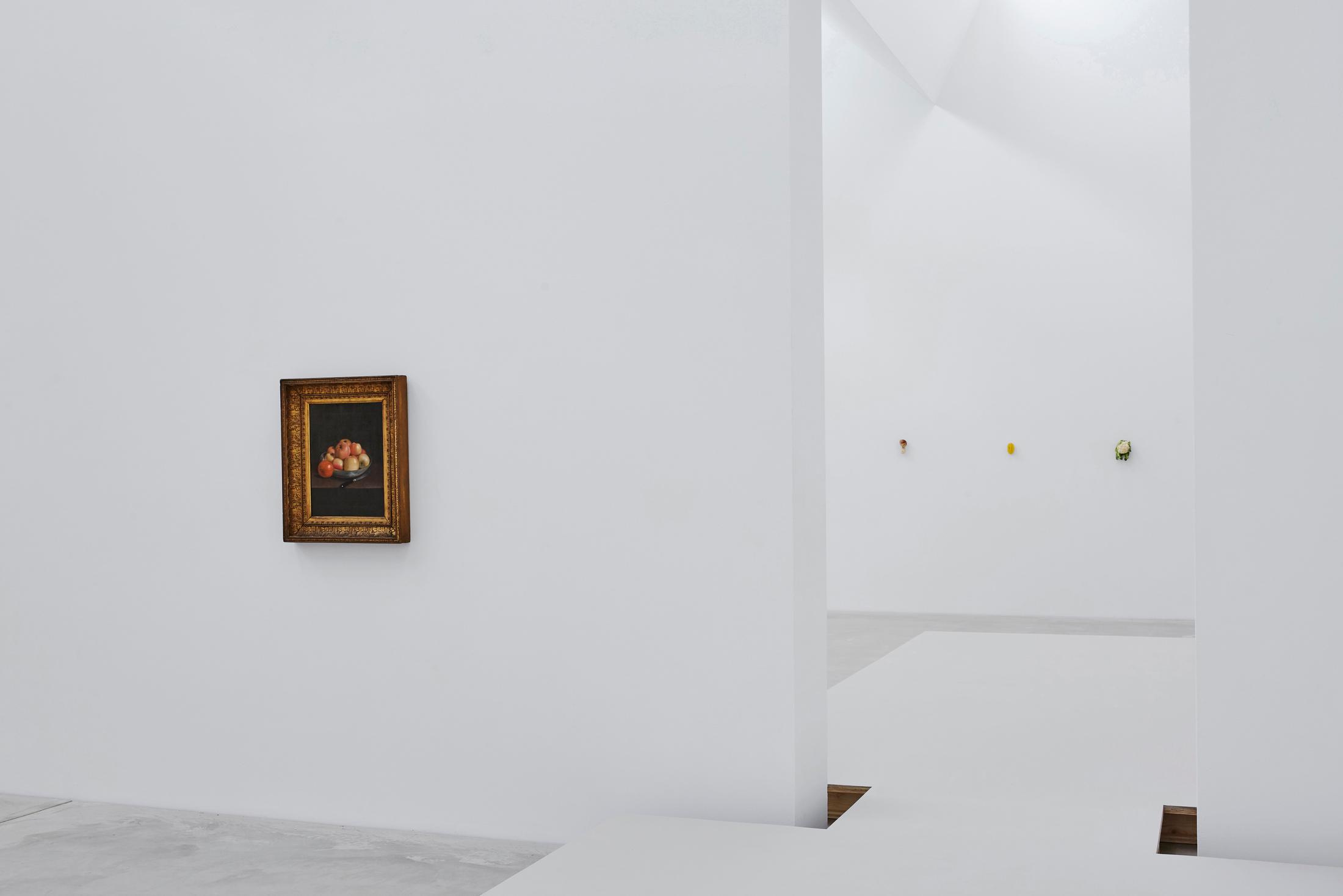 Exhibition View Karin Sander Soloshow «view on Kitchen Pieces, 2012/2018 and Boden, 1991/2018» at Kunstmuseum Winterthur / Photo: Lucas Ziegler