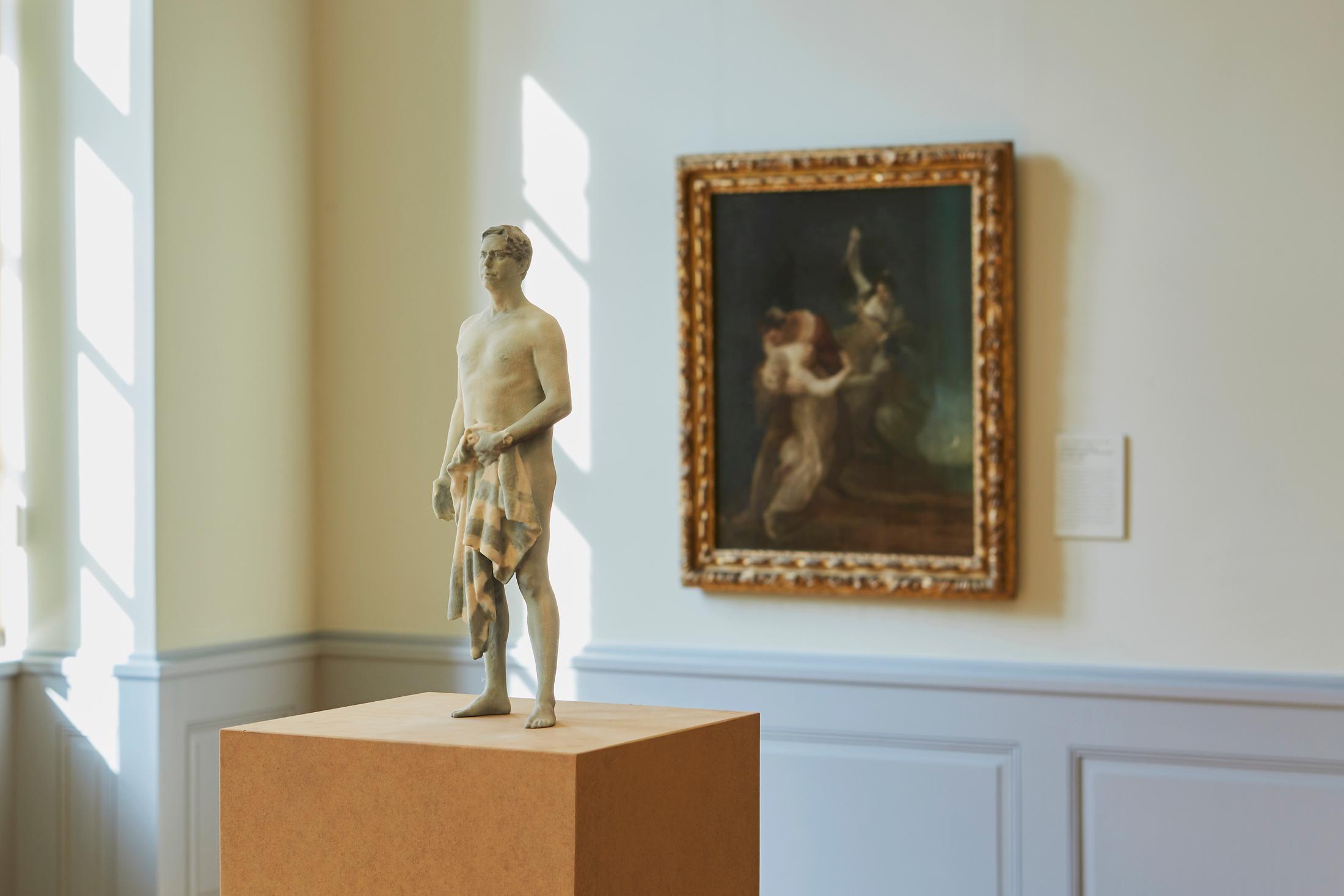 Exhibition View Karin Sander Soloshow «view on Dieter Beer 1:5, 2015» at Kunstmuseum Winterthur / Photo: Lucas Ziegler