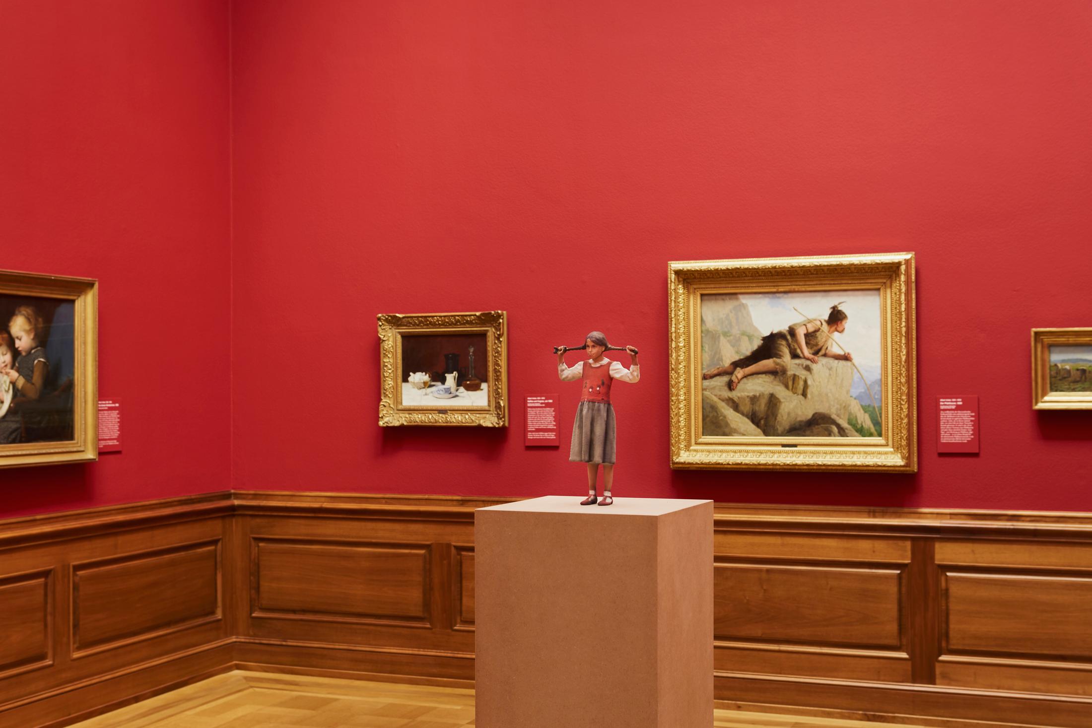 Exhibition View Karin Sander Soloshow «view on Fanny 1:5, 2013» at Kunstmuseum Winterthur / Photo: Lucas Ziegler