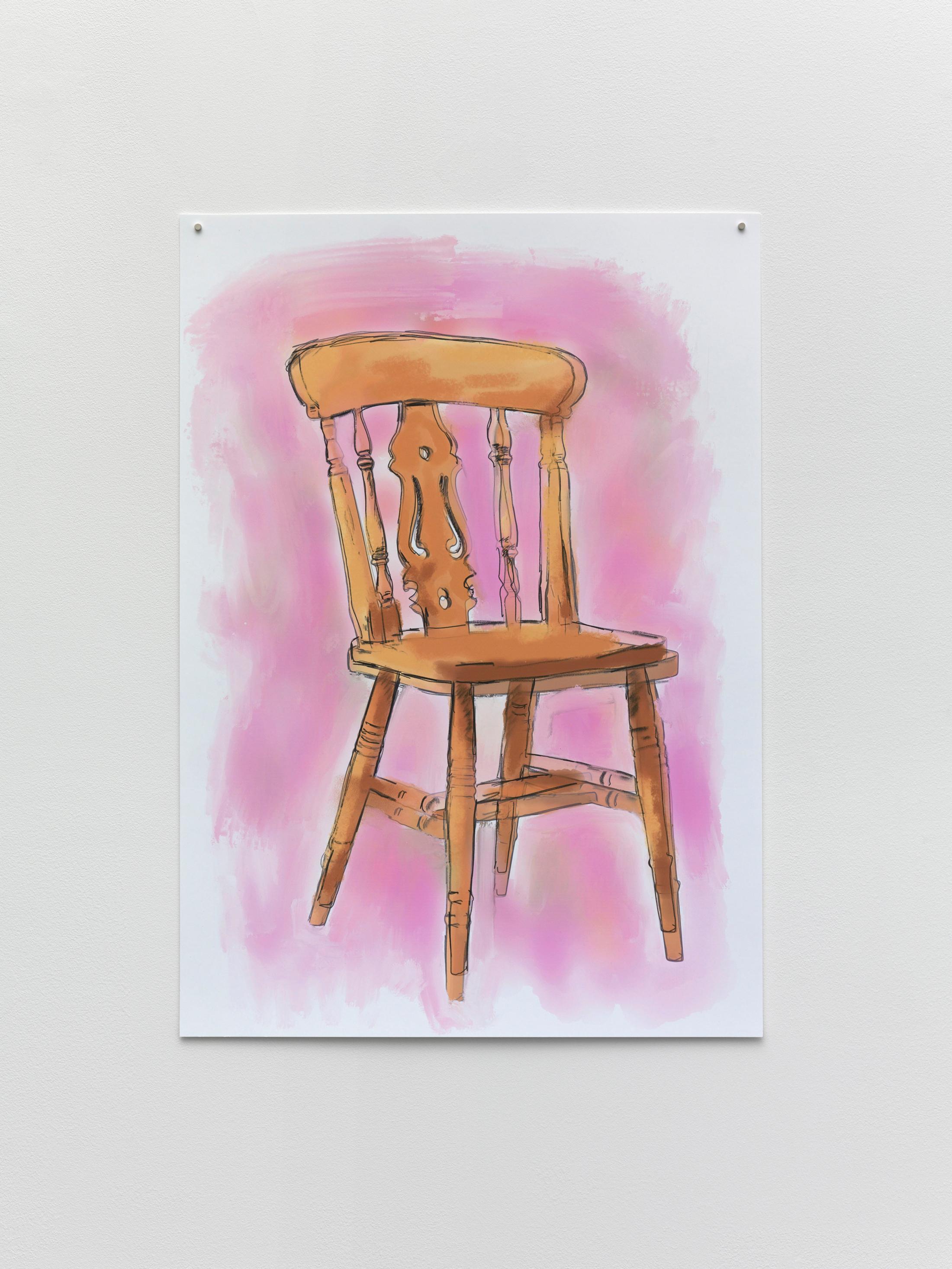 Exhibition View Kaspar Müller Solo Show «In and Out; view on Kaspar Müller, Untitled, 2020, Inkjet on paper, Ed. 1 (+ AP), 59.4 x 42 cm» at Galerie Francesca Pia, Zurich, 2020 / Photo: Annik Wetter / Courtesy: the artist and Galerie Francesca Pia