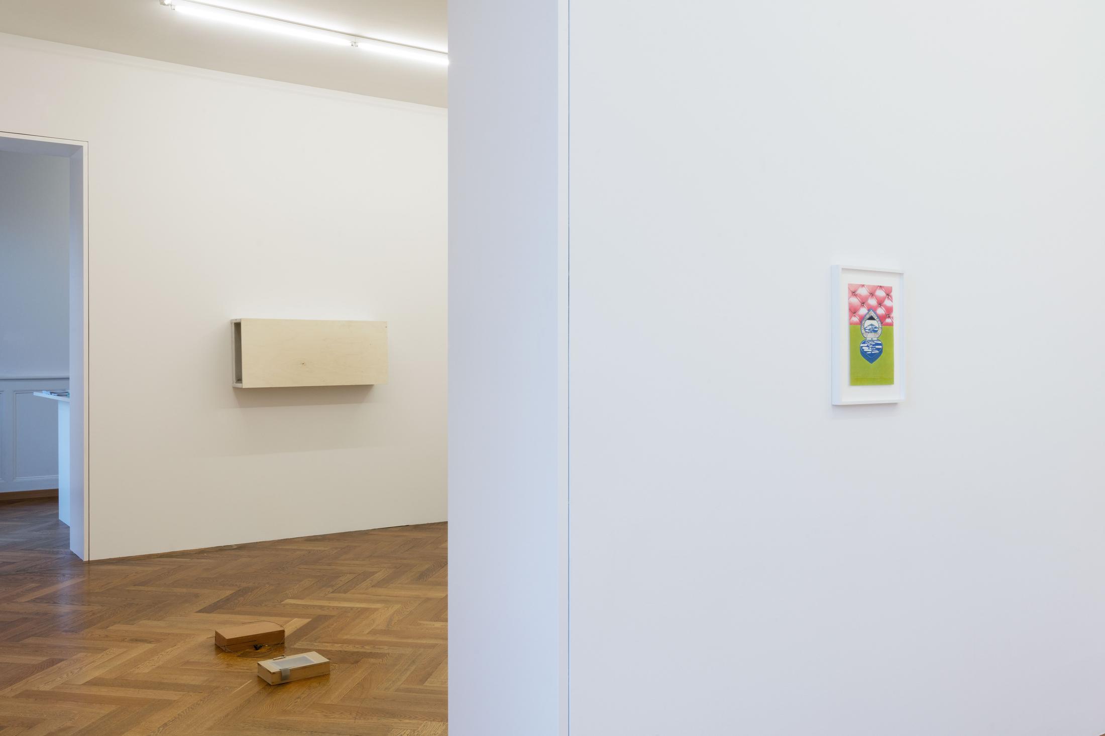 Exhibition View Groupshow «Kasten» at Stadtgalerie, Bern, 2020 / Photo: CE / Courtesy: the artists and Stadtgalerie, Bern
