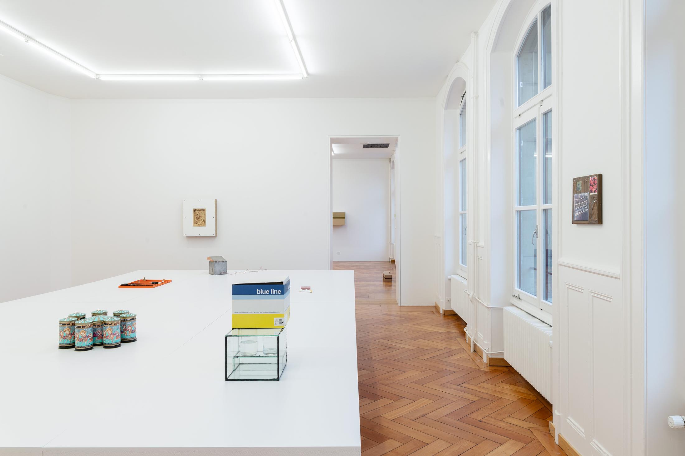 Exhibition View Groupshow «Kasten» at Stadtgalerie, Bern, 2020 / Photo: CE / Courtesy: the artists and Stadtgalerie, Bern