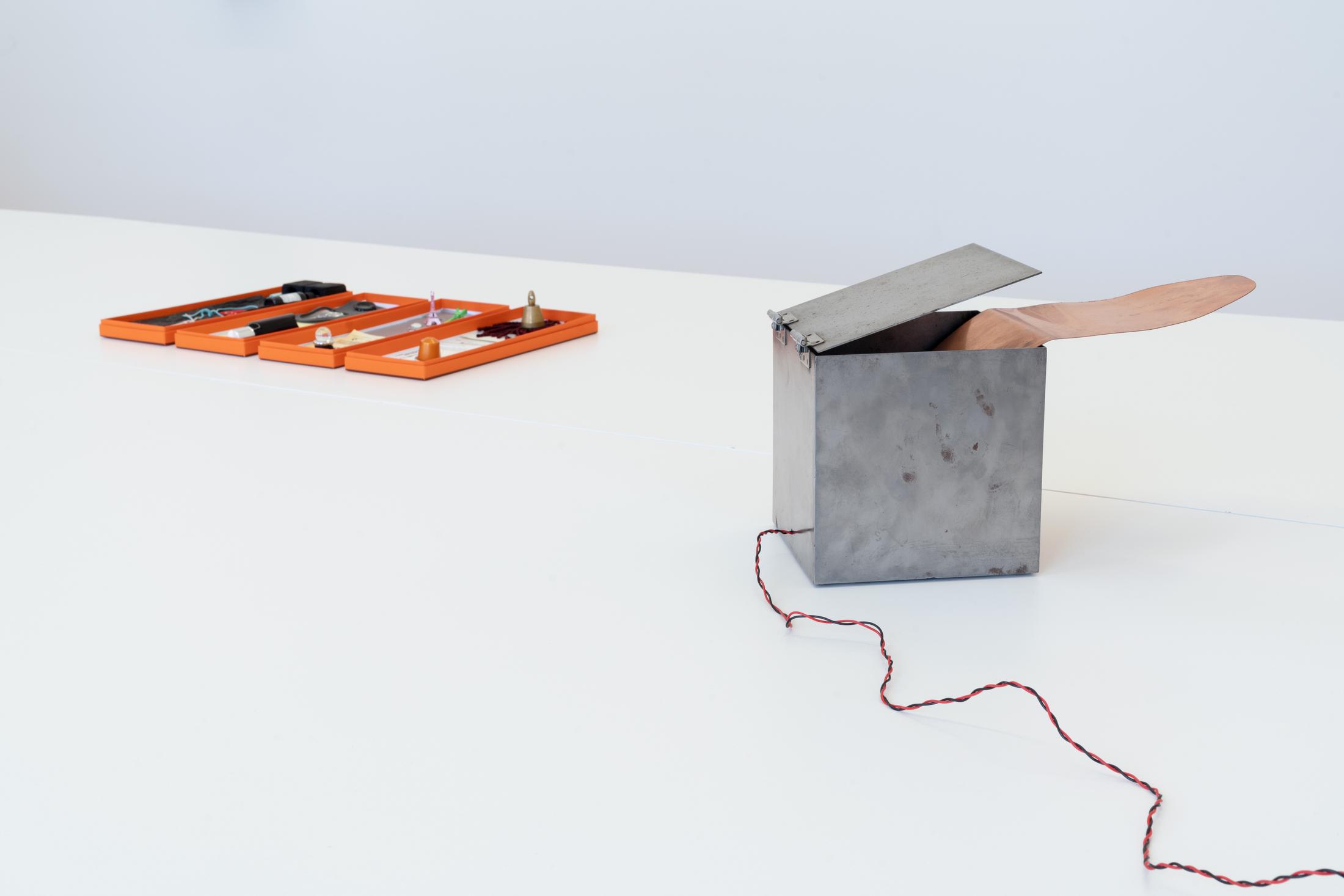 Exhibition View Groupshow «Kasten» at Stadtgalerie, Bern, 2020 / Photo: CE / Courtesy: the artists and Stadtgalerie, Bern