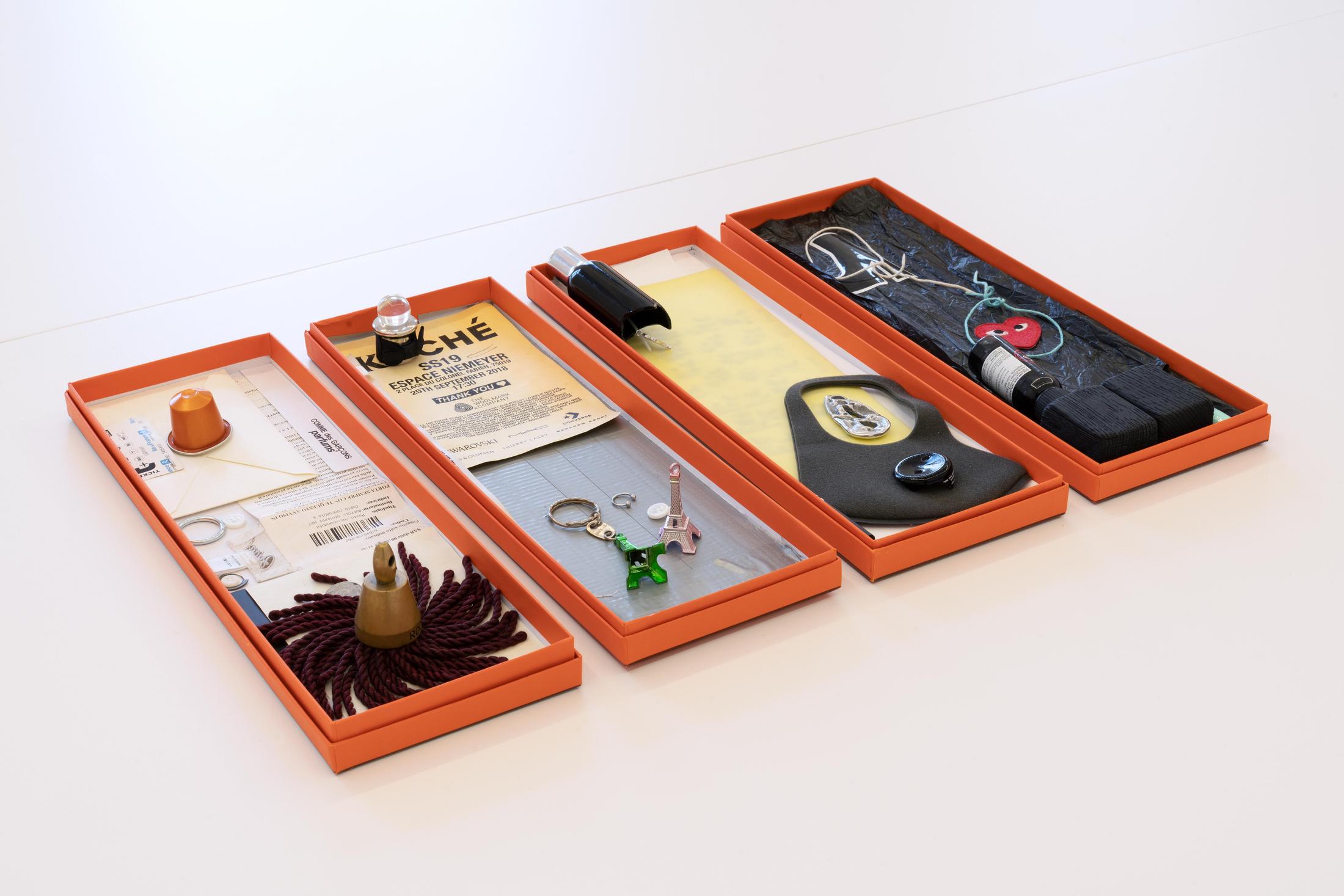 Exhibition View Groupshow «Kasten» at Stadtgalerie, Bern, 2020 / Photo: CE / Courtesy: the artists and Stadtgalerie, Bern