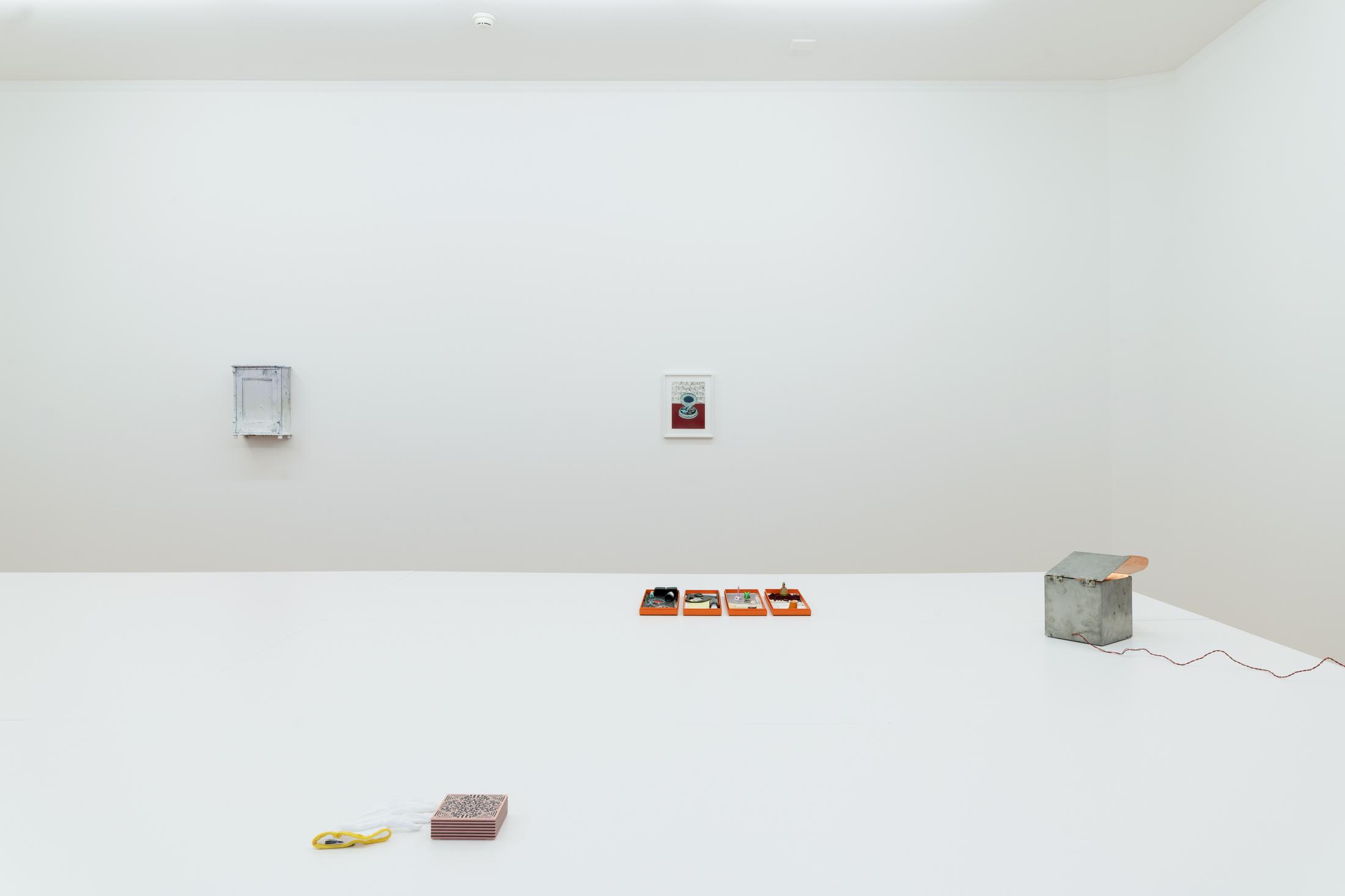 Exhibition View Groupshow «Kasten» at Stadtgalerie, Bern, 2020 / Photo: CE / Courtesy: the artists and Stadtgalerie, Bern