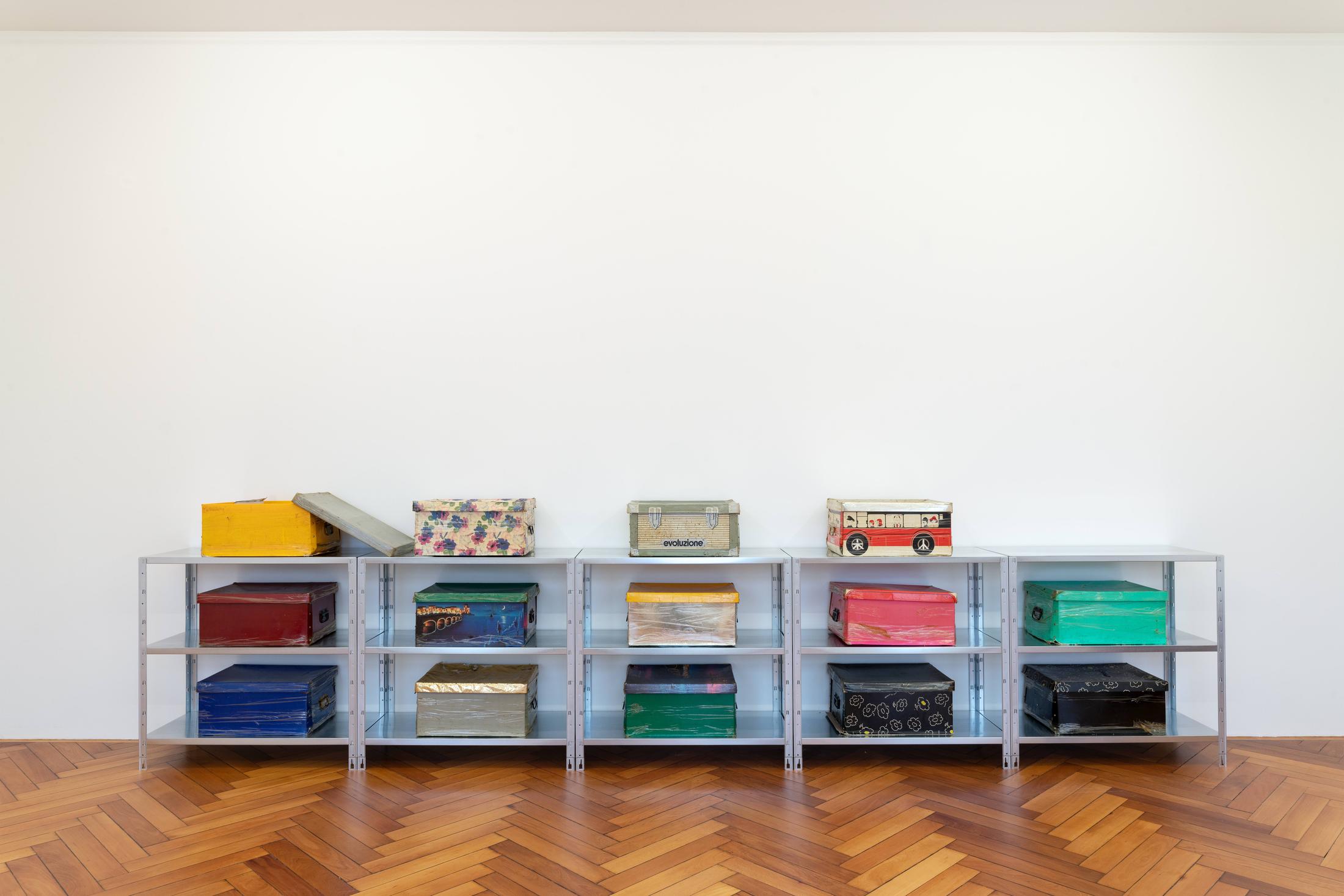 Exhibition View Groupshow «Kasten» at Stadtgalerie, Bern, 2020 / Photo: CE / Courtesy: the artists and Stadtgalerie, Bern