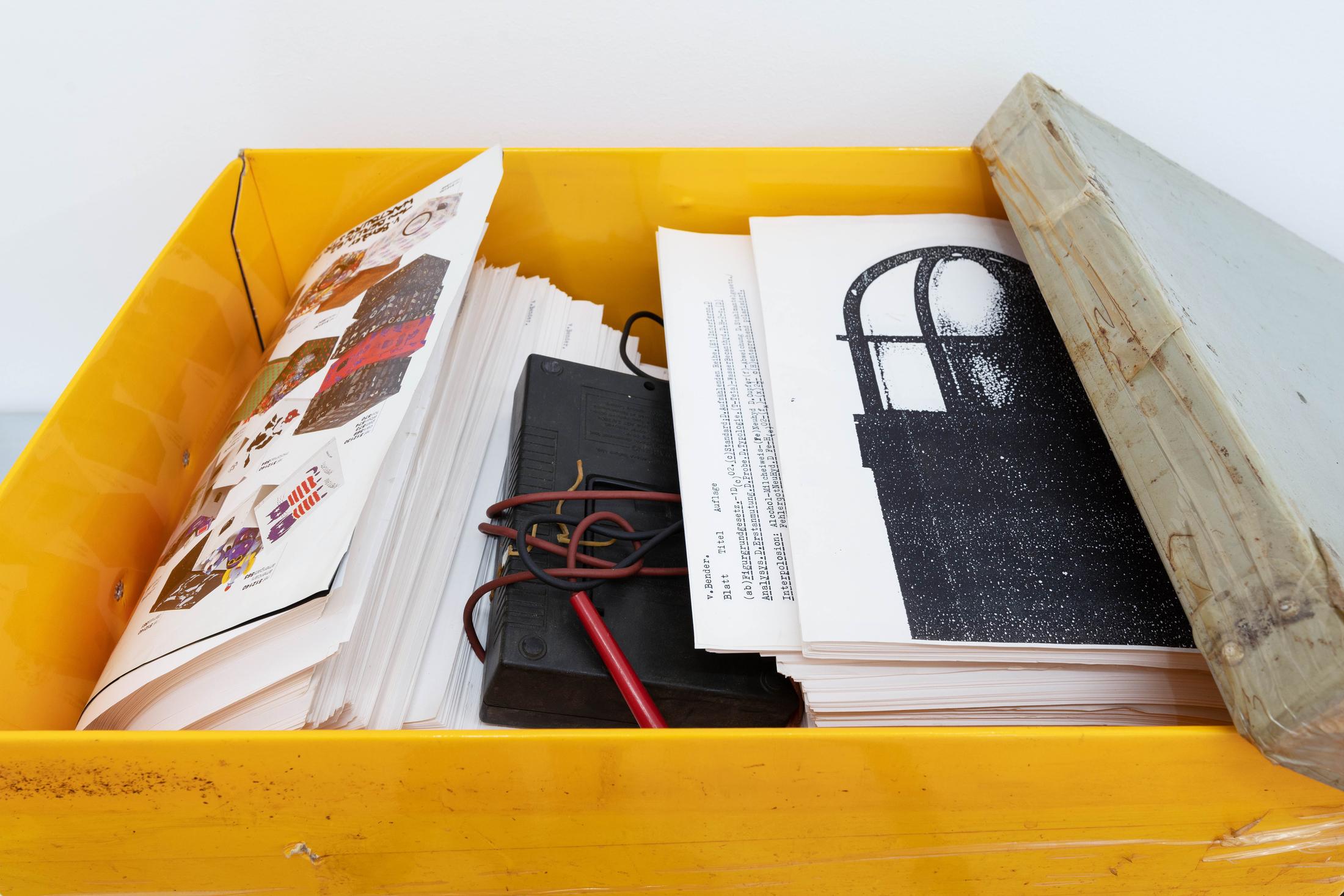 Exhibition View Groupshow «Kasten» at Stadtgalerie, Bern, 2020 / Photo: CE / Courtesy: the artists and Stadtgalerie, Bern