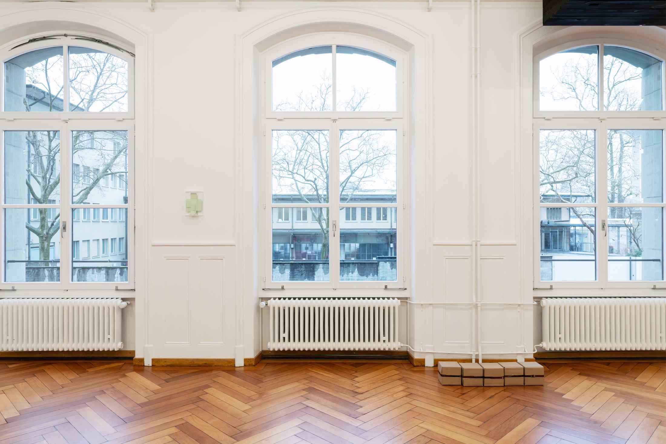 Exhibition View Groupshow «Kasten» at Stadtgalerie, Bern, 2020 / Photo: CE / Courtesy: the artists and Stadtgalerie, Bern