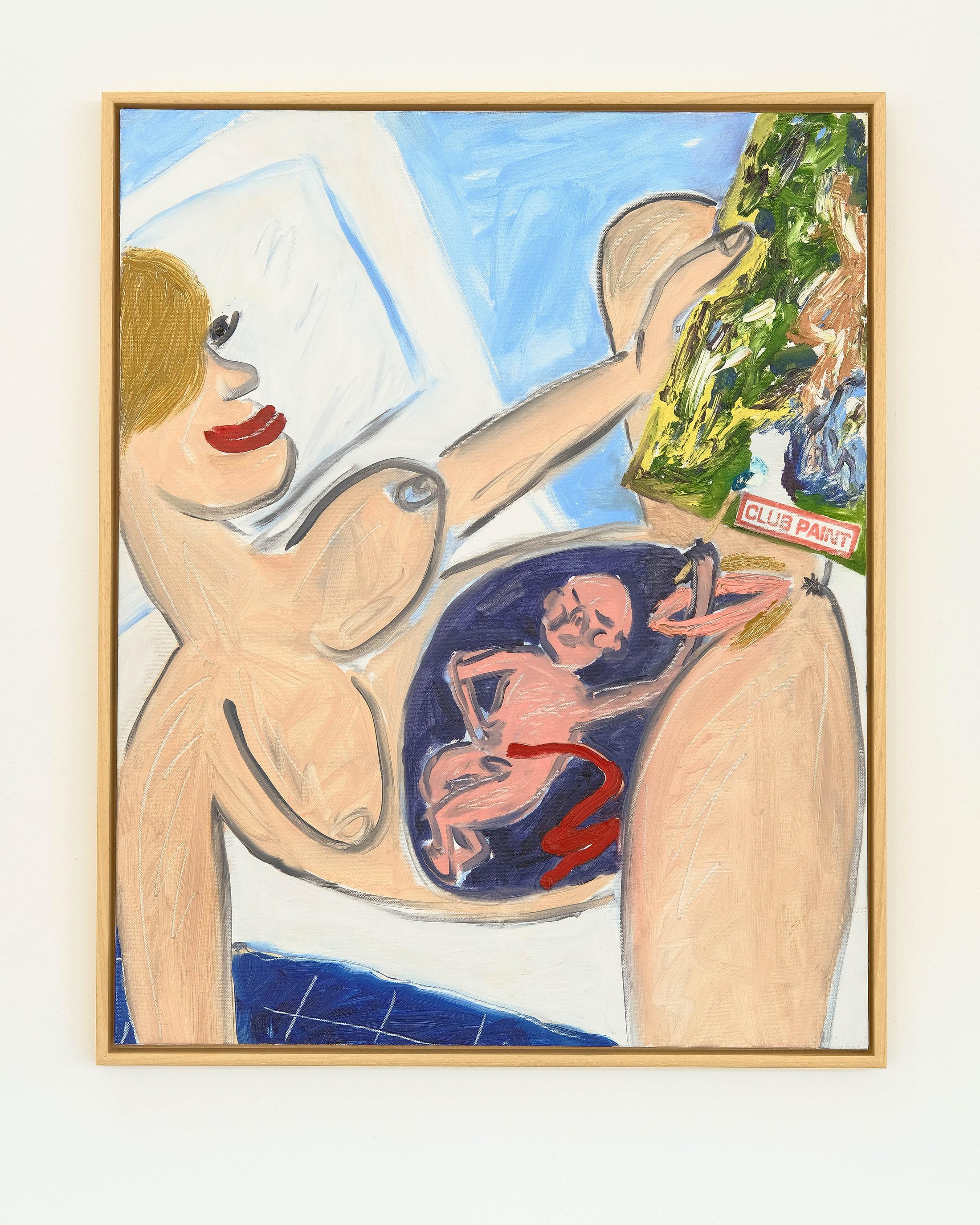 Exhibition View Keith Boadwee & Club Paint Soloshow at Smallville, Neuchatel, 2019 / Photo : Sebastian Verdon / Courtesy : the artists and Smallville