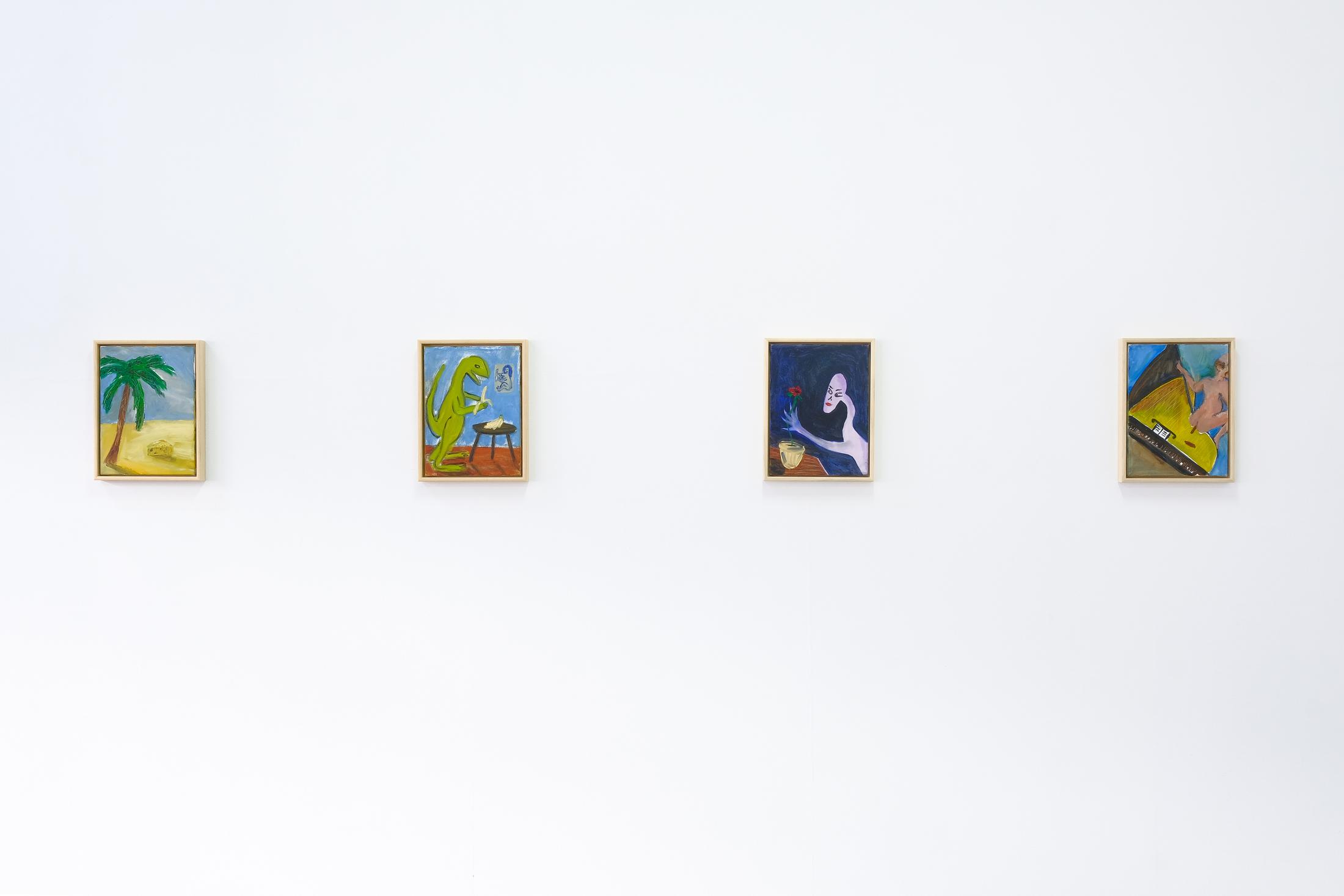 Exhibition View Keith Boadwee & Club Paint Soloshow at Smallville, Neuchatel, 2019 / Photo : Sebastian Verdon / Courtesy : the artists and Smallville