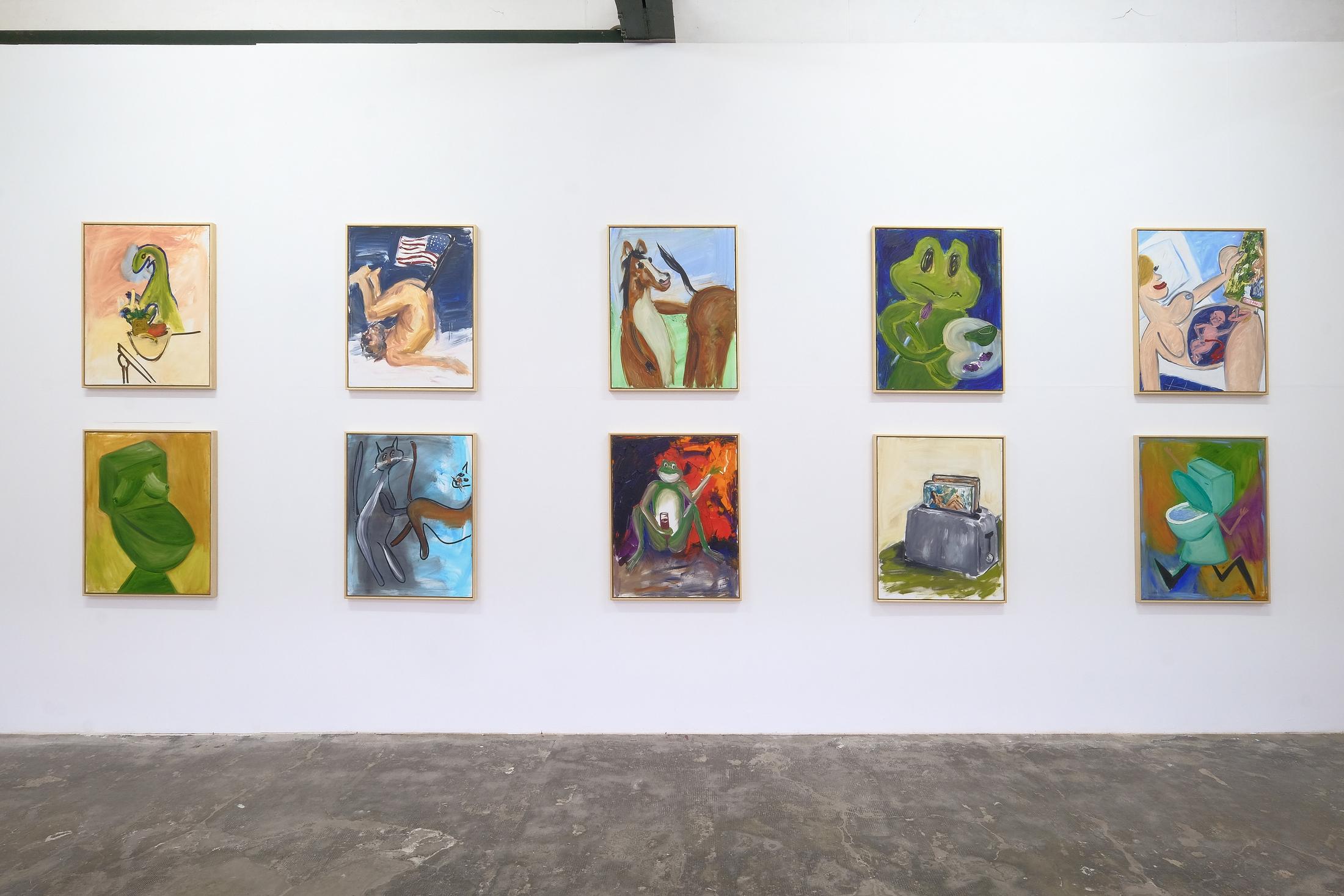 Exhibition View Keith Boadwee & Club Paint Soloshow at Smallville, Neuchatel, 2019 / Photo : Sebastian Verdon / Courtesy : the artists and Smallville