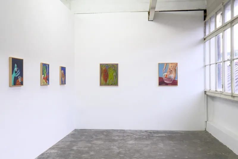 Exhibition View Keith Boadwee & Club Paint Soloshow at Smallville, Neuchatel, 2019 / Photo : Sebastian Verdon / Courtesy : the artists and Smallville