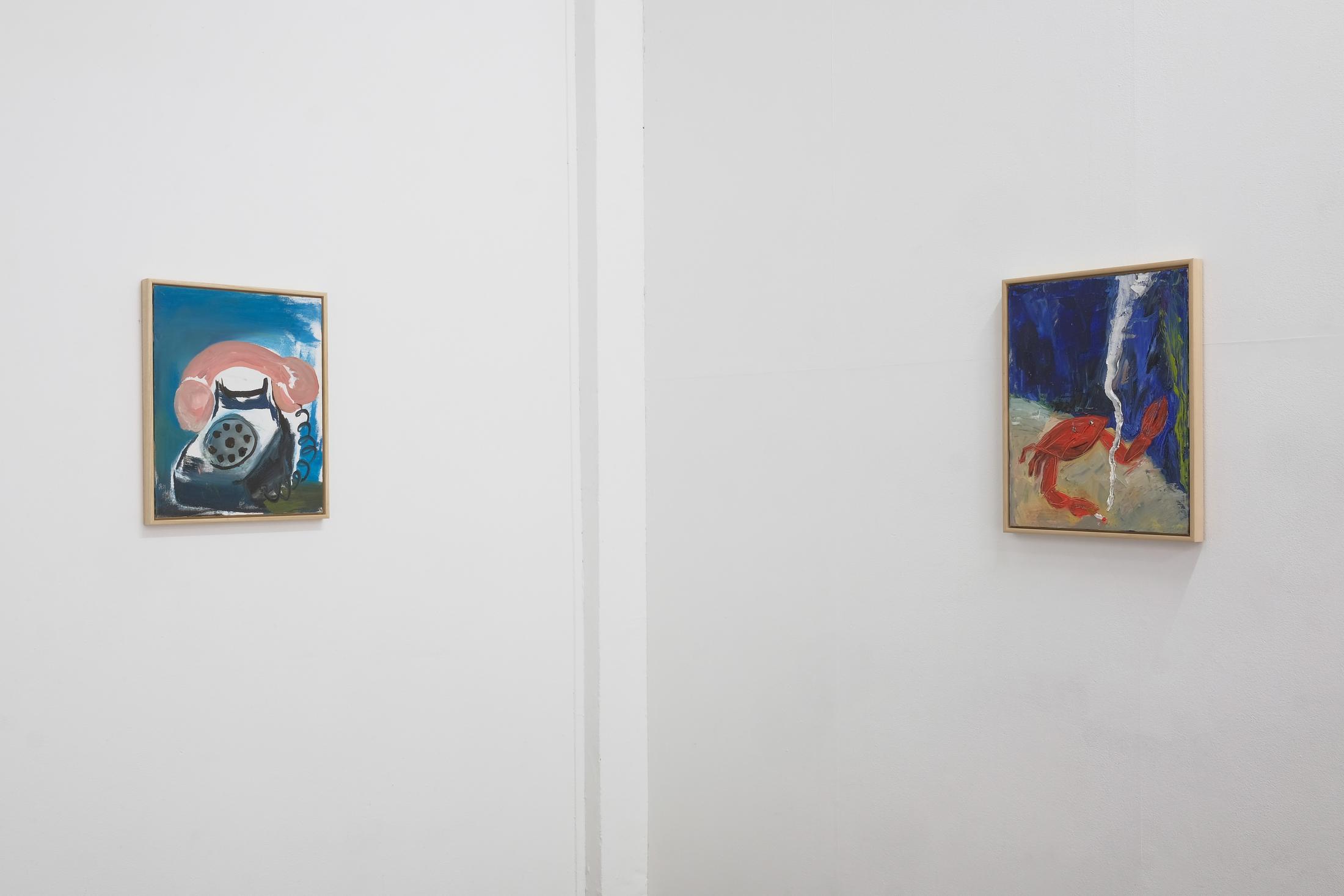 Exhibition View Keith Boadwee & Club Paint Soloshow at Smallville, Neuchatel, 2019 / Photo : Sebastian Verdon / Courtesy : the artists and Smallville