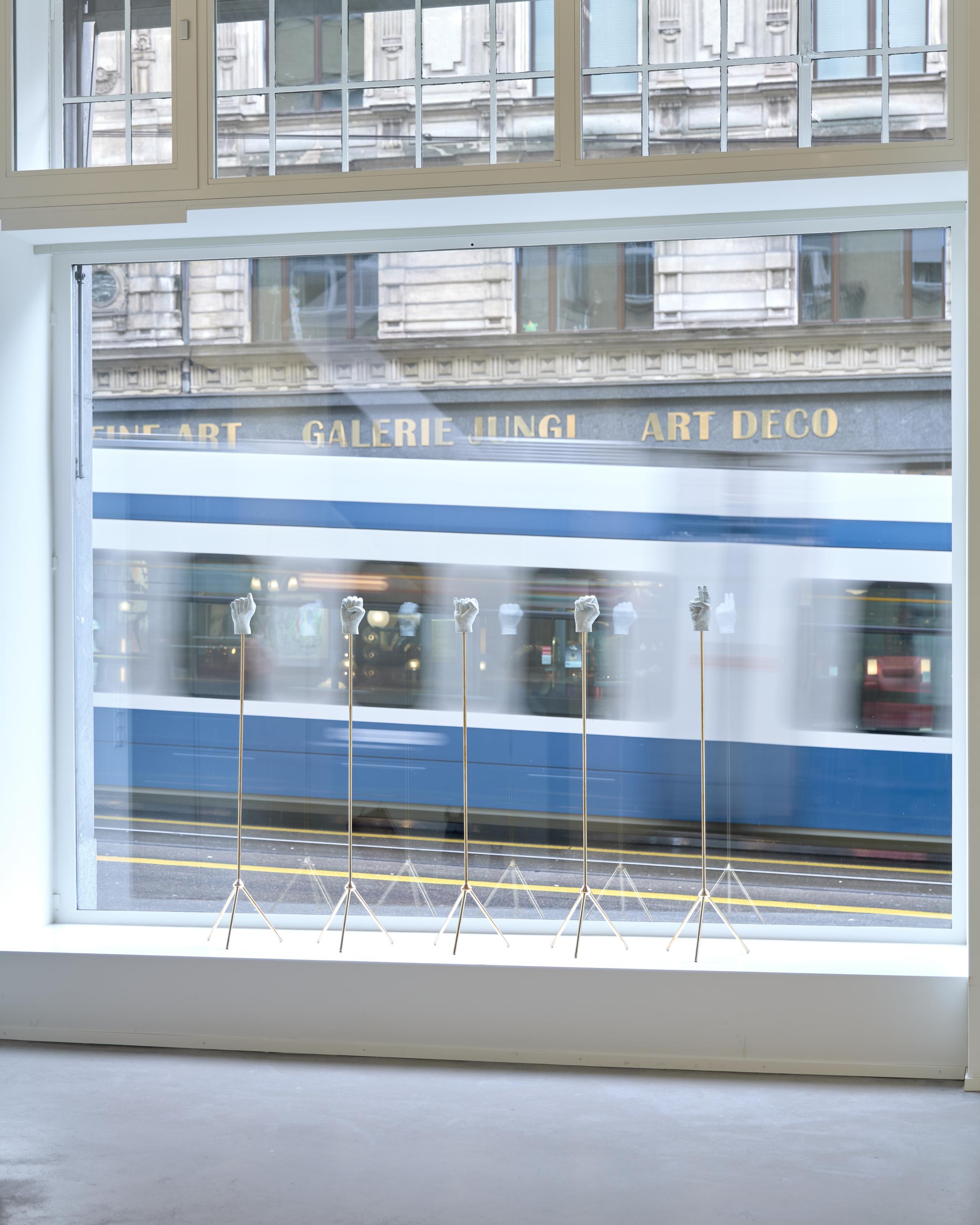 Exhibition View Kemang Wa Lehulere Solo Show «To Every Earth its Blood» at Galerie Tschudi, Zurich, 2023 / Photo: Max Ehrengruber / Courtesy: the artist and Galerie Tschudi