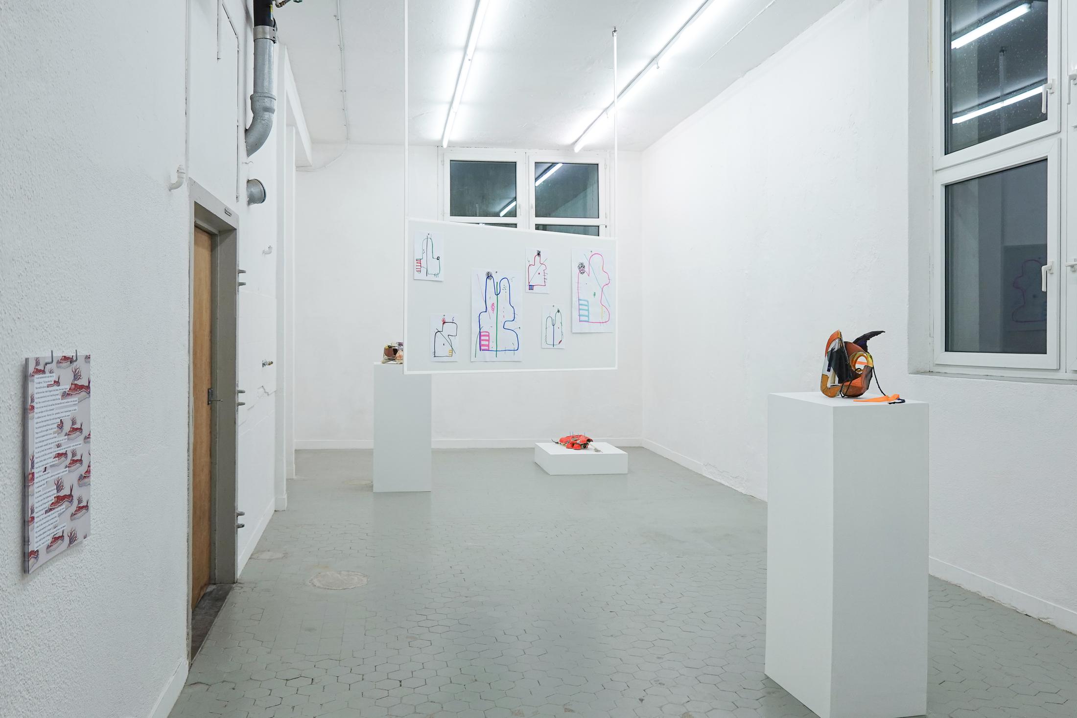Exhibition View Group Show «Singalong» at Sgomento, Zurich, 2023 / Photo: SZ / Courtesy: the artists and Sgomento