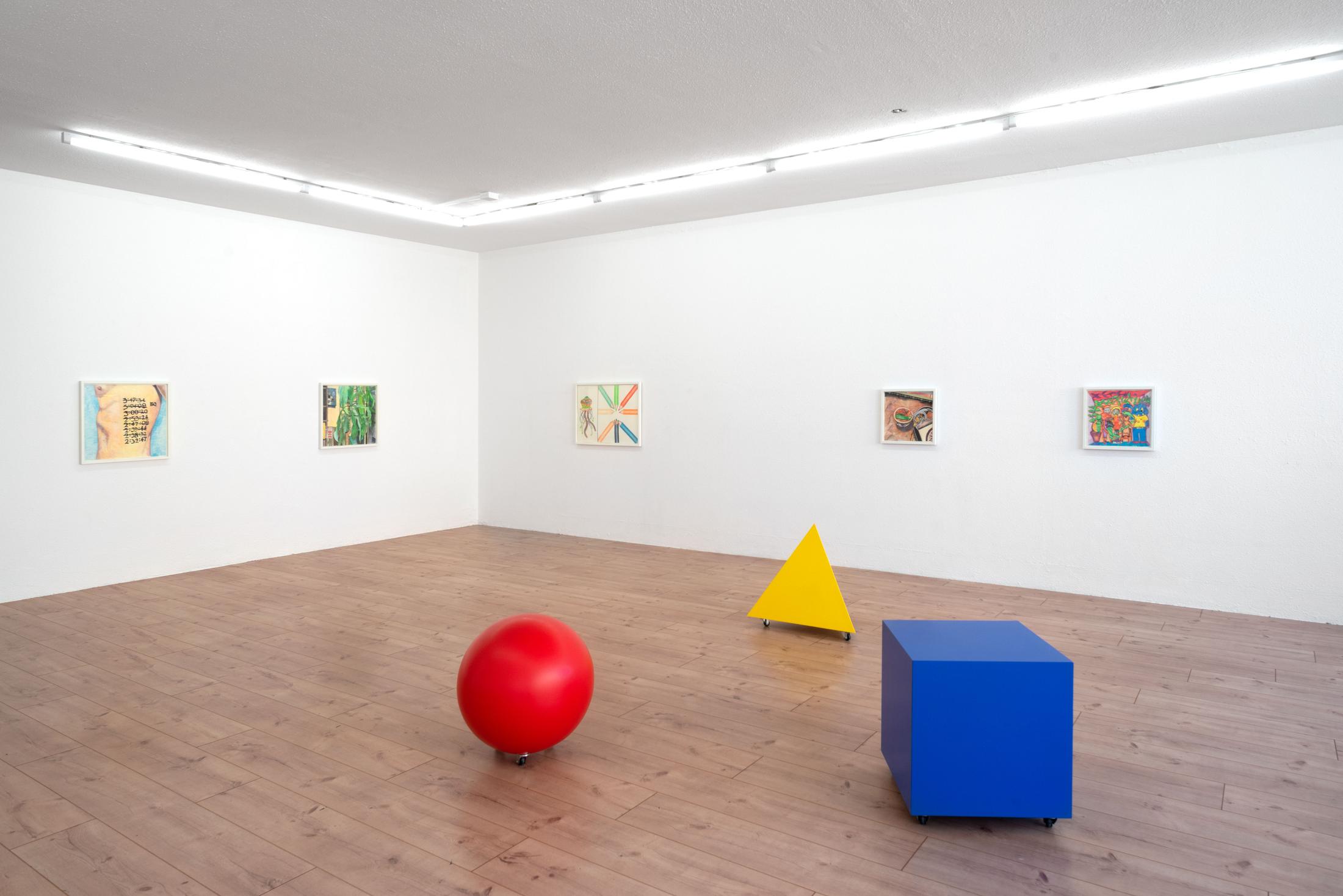 Exhibition View Keren Cytter Soloshow «Size Matters» at HAMLET, Oerlikon, Zurich / Photo: Flavio Karrer / Courtesy: the artist and HAMLET