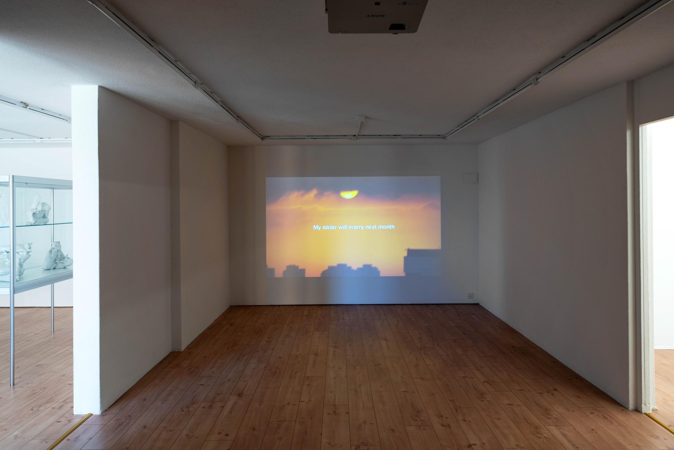 Exhibition View Keren Cytter Soloshow «Size Matters» at HAMLET, Oerlikon, Zurich / Photo: Flavio Karrer / Courtesy: the artist and HAMLET