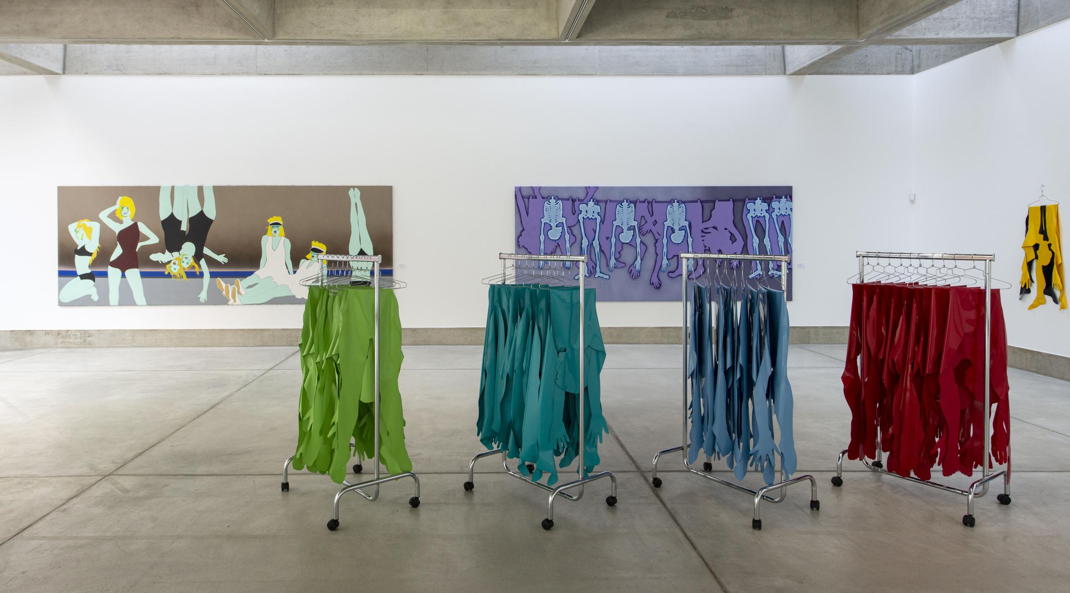 Exhibition View Kiki Kogelnik «Les cyborgs ne sont pas respectueuses» at Musée des beaux-arts de La Chaux-de-Fonds, La Chaux-de-Fonds, 2020 / © Kiki Kogelnik Foundation. All rights reserved