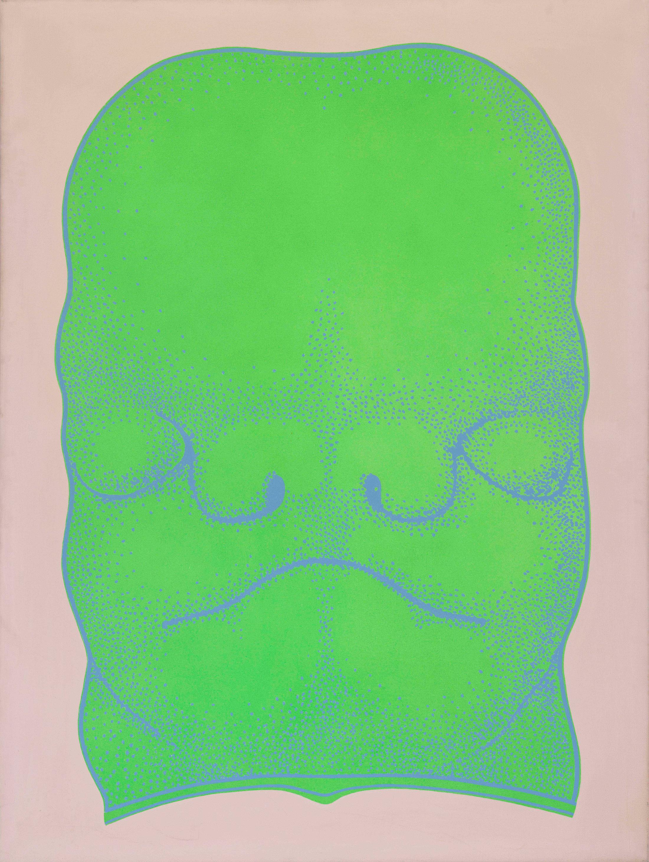 Exhibition View Kiki Kogelnik «Les cyborgs ne sont pas respectueuses; view on Big Science Fiction Baby, 1967» at Musée des beaux-arts de La Chaux-de-Fonds, La Chaux-de-Fonds, 2020 / © Kiki Kogelnik Foundation. All rights reserved