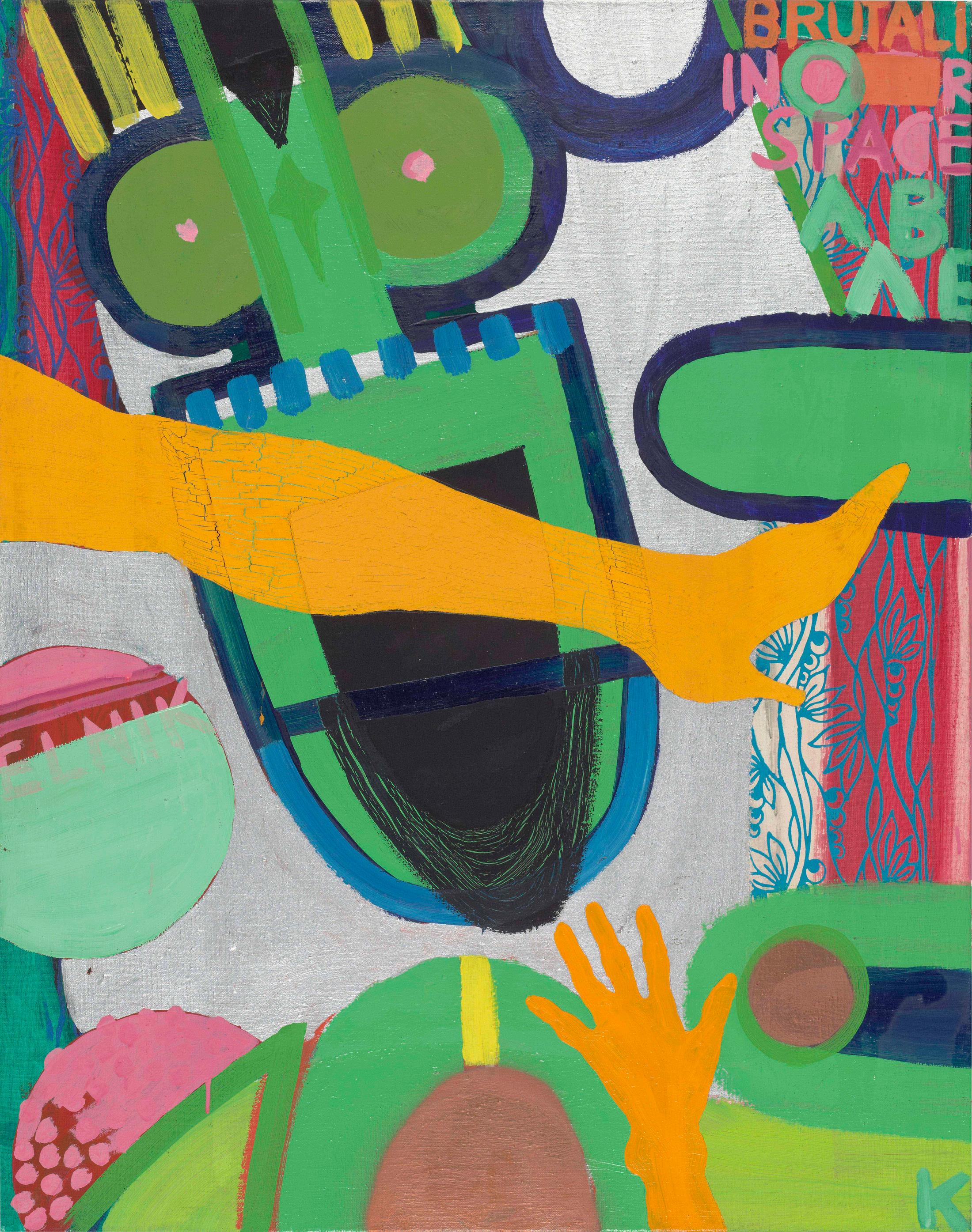 Exhibition View Kiki Kogelnik «Les cyborgs ne sont pas respectueuses; view on Brutal in Outer Space, c. 1962-63» at Musée des beaux-arts de La Chaux-de-Fonds, La Chaux-de-Fonds, 2020 / © Kiki Kogelnik Foundation. All rights reserved