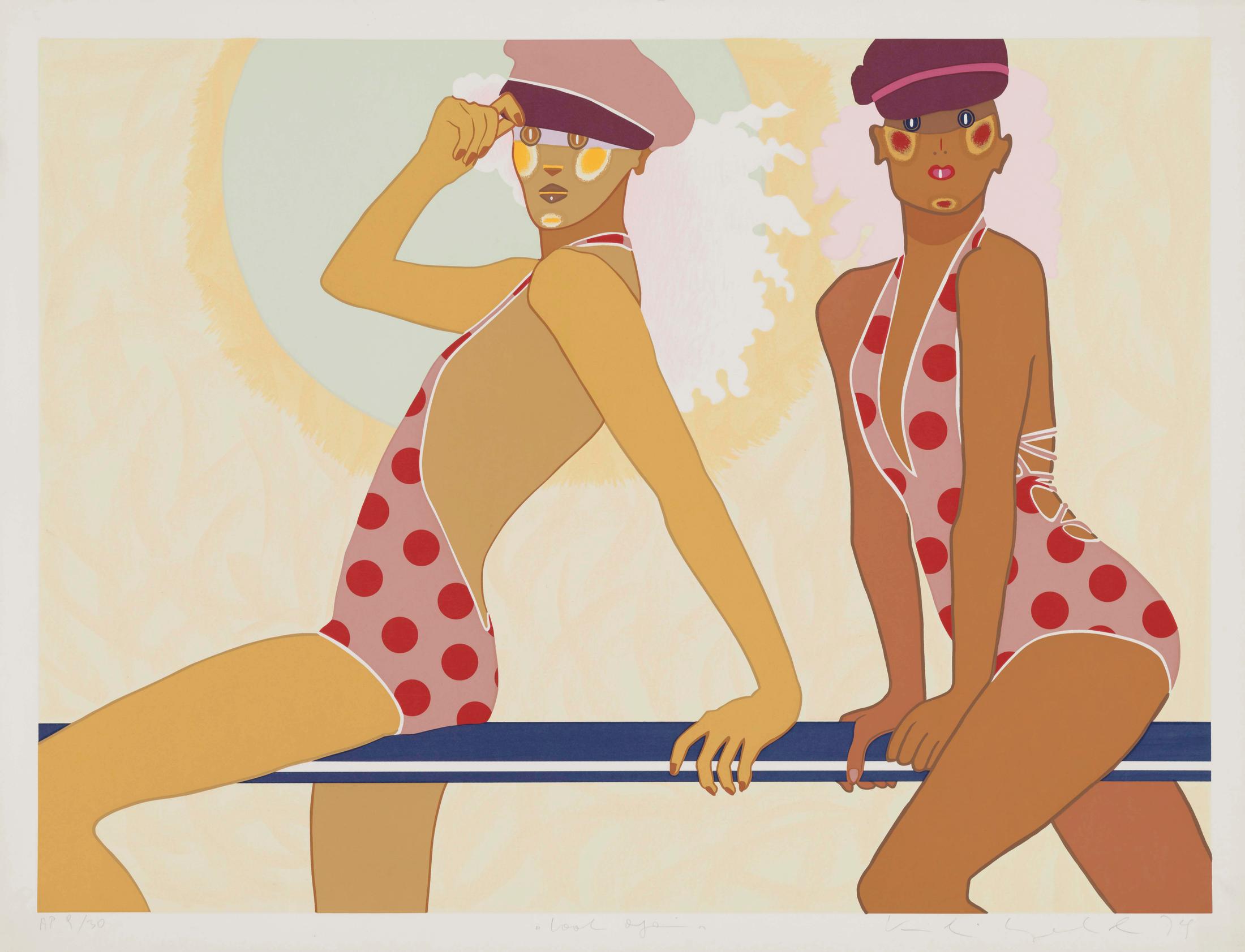 Exhibition View Kiki Kogelnik «Les cyborgs ne sont pas respectueuses; view on Look Again, 1979» at Musée des beaux-arts de La Chaux-de-Fonds, La Chaux-de-Fonds, 2020 / © Kiki Kogelnik Foundation. All rights reserved