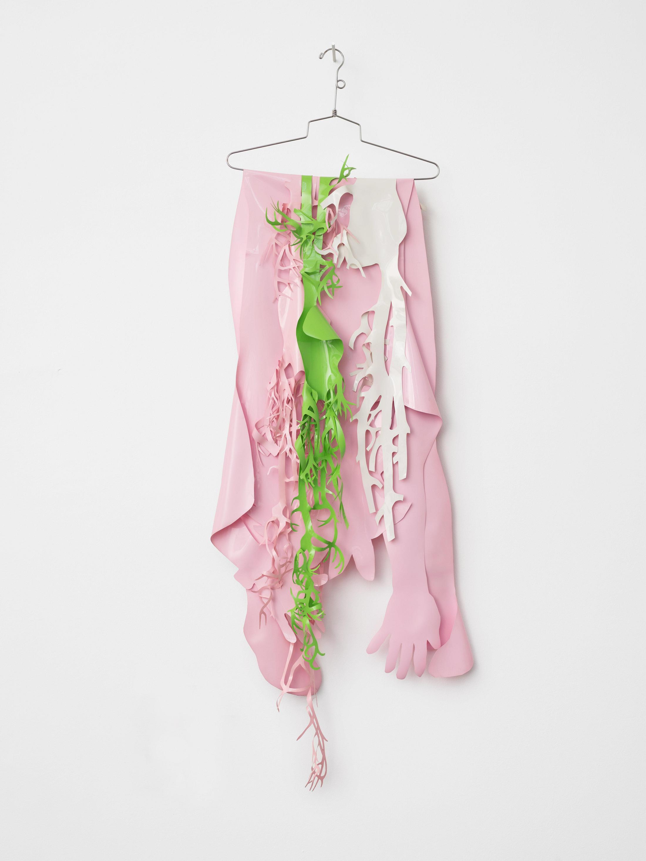 Exhibition View Kiki Kogelnik «Les cyborgs ne sont pas respectueuses; view on Untitled (Hanging), 1970» at Musée des beaux-arts de La Chaux-de-Fonds, La Chaux-de-Fonds, 2020 / © Kiki Kogelnik Foundation. All rights reserved