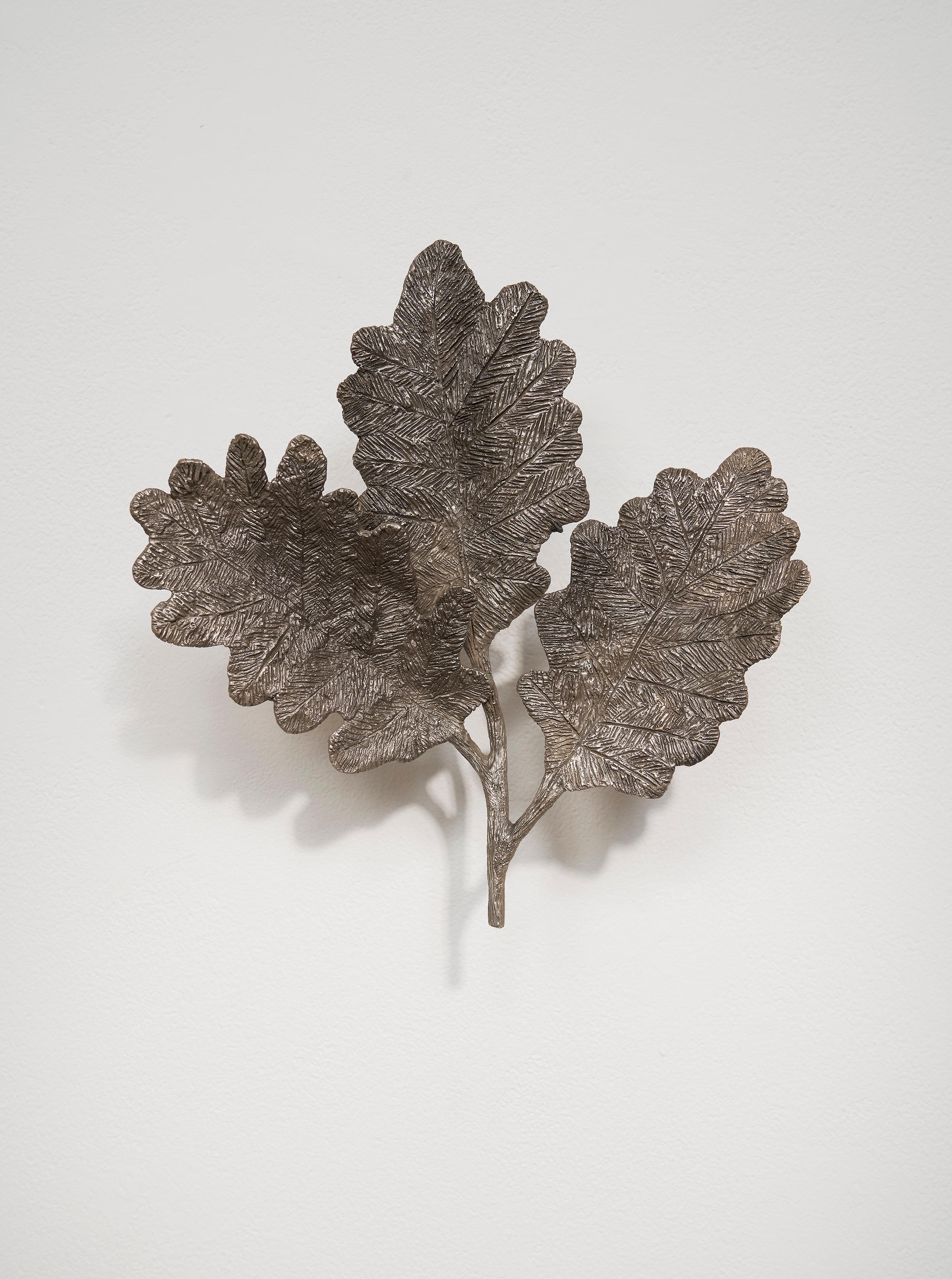Exhibition View Kiki Smith Soloshow «Light; view on Kiki Smith, Oak Leaves IV, 2018» at Pace Gallery, Geneva, 2020 / Photo: Annik Wetter / © Kiki Smith / Courtesy: the artist and Pace Gallery

bronze, 

10-1/8" × 9-1/2" × 3" (25.7 cm × 24.1 cm × 7.6 cm), 

SCULPTURE, 

No. 70826m, 

Alt # KS-9804-W 


Format of original photography: digital