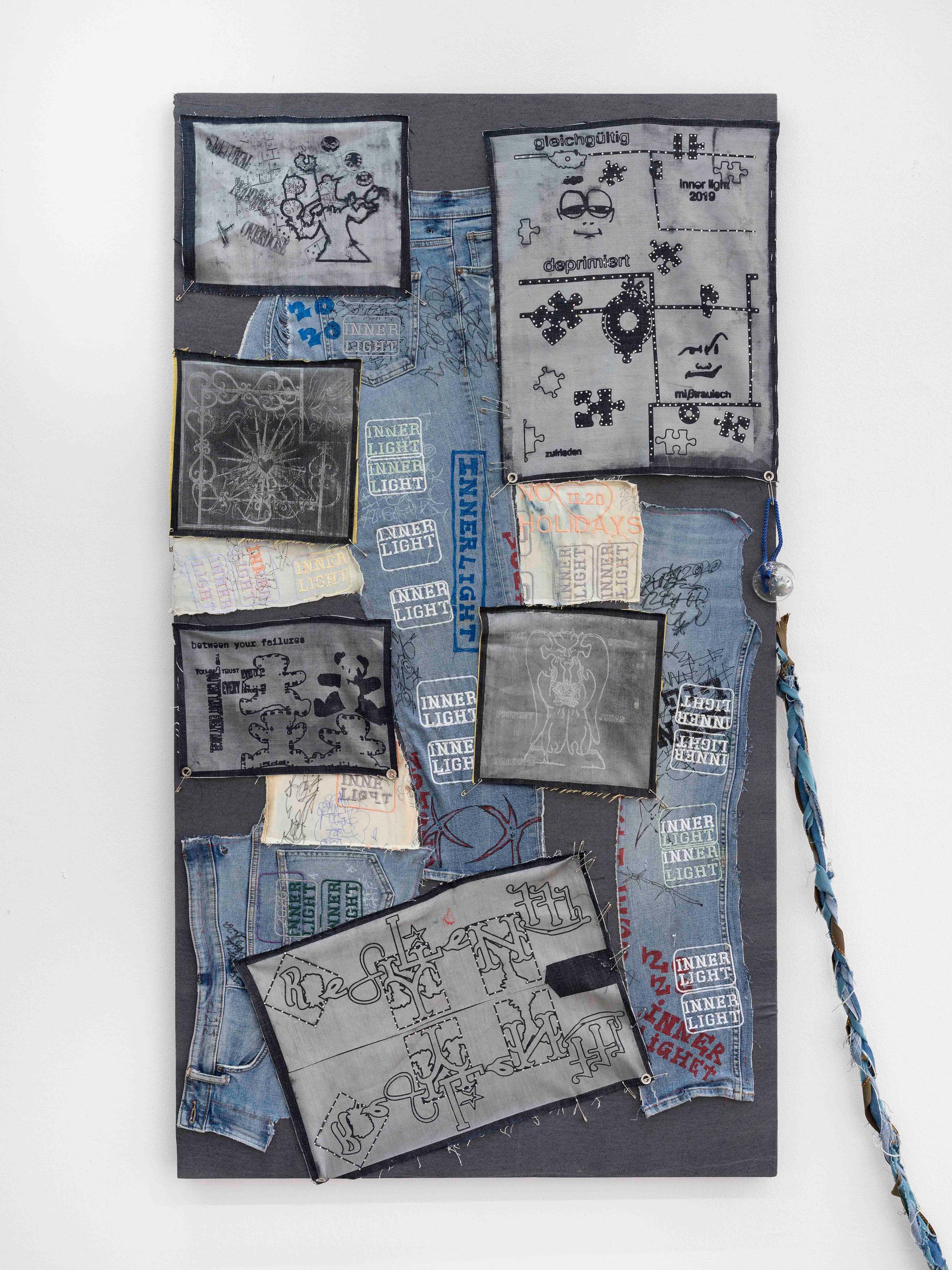 Exhibition View Kim Coussée & Inner Light Joint Exhibition «No Holiday» at Tunnel Tunnel, Lausanne, 2020 / Photo: Julien Gremaud / Courtesy: the artists and Tunnel Tunnel