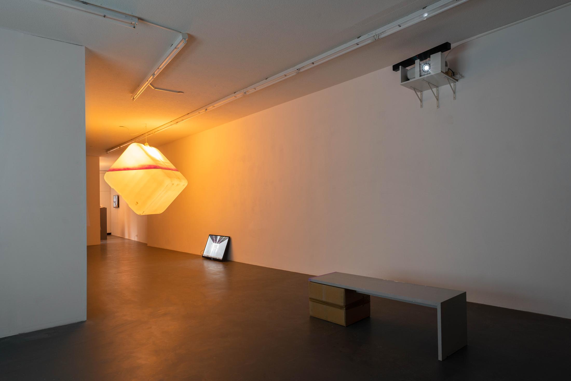 Exhibition View Klara Lidén Soloshow «Now Two Three» at Weiss Falk, Basel, 2019 / Photo: Flavio Karrer / Courtesy: the artist and Weiss Falk