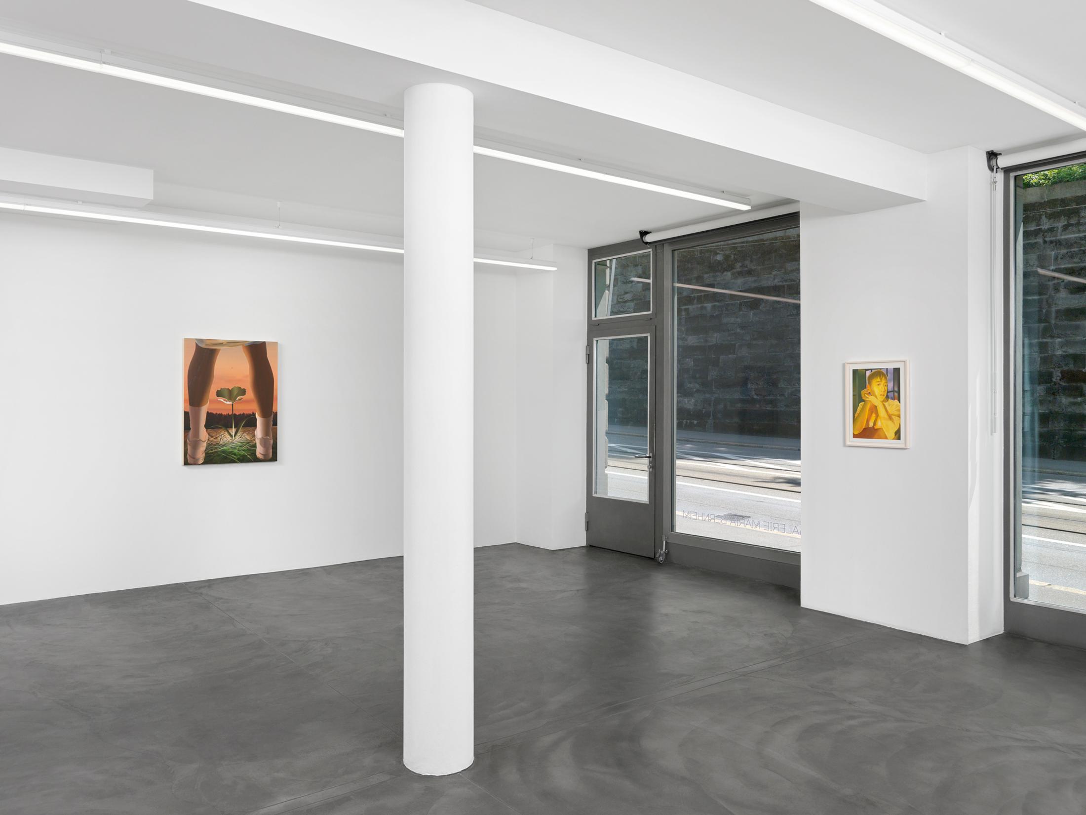 Exhibition View Kyle Dunn Solo Show «The Fool» at Galerie Maria Bernheim, Zurich, 2021 / Photo: Annik Wetter / Courtesy: the artist and Galerie Maria Bernheim