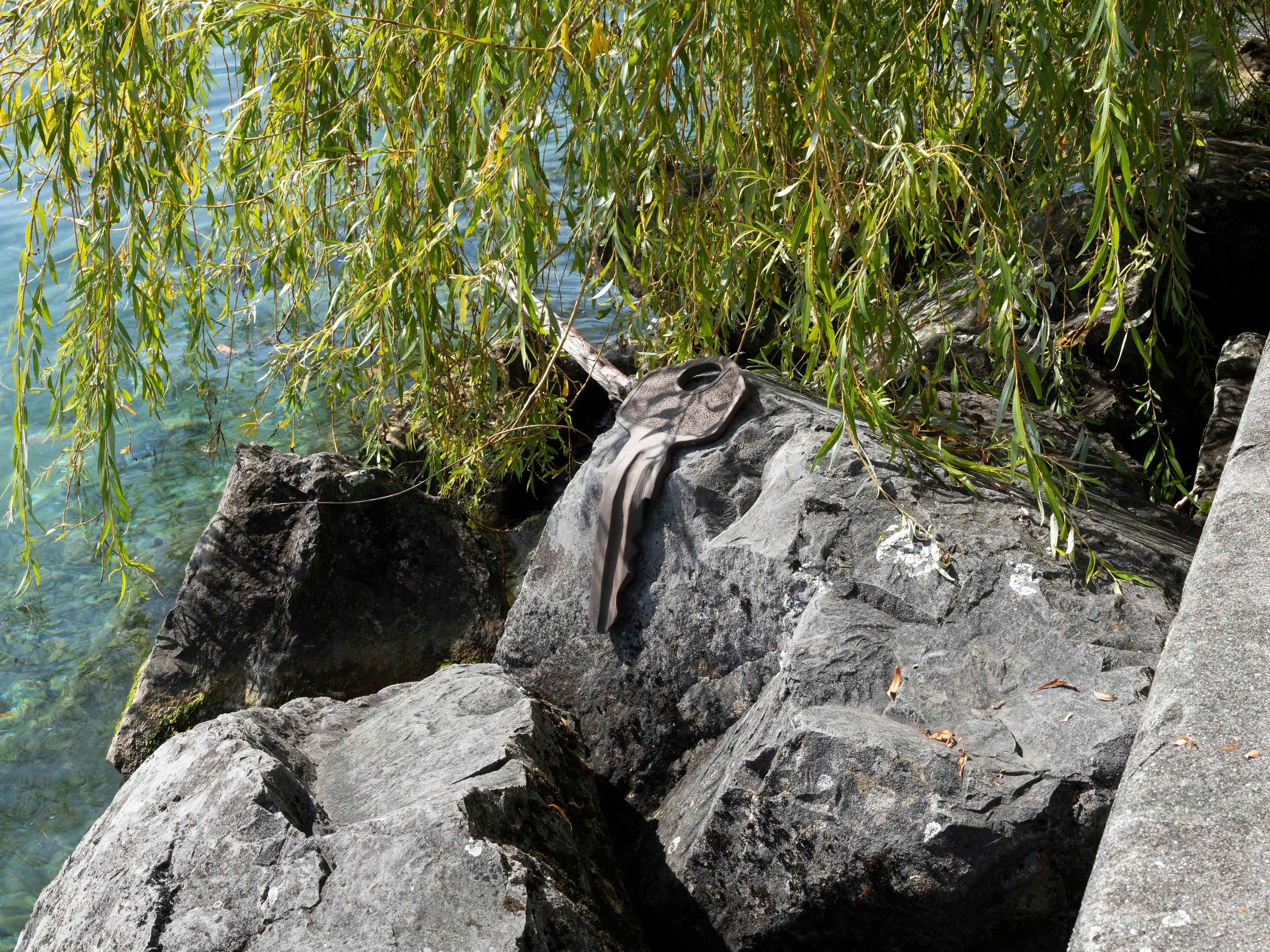 Exhibition View Groupshow «Modern Nature: An Hommage to Derek Jarman, part II; view on Adrien Chevalley, Clés Perdues, 2019-2020» at La Becque, La Tour-de-Peilz, 2020 / Photo: Julien Gremaud / Courtesy: the artists and La Becque