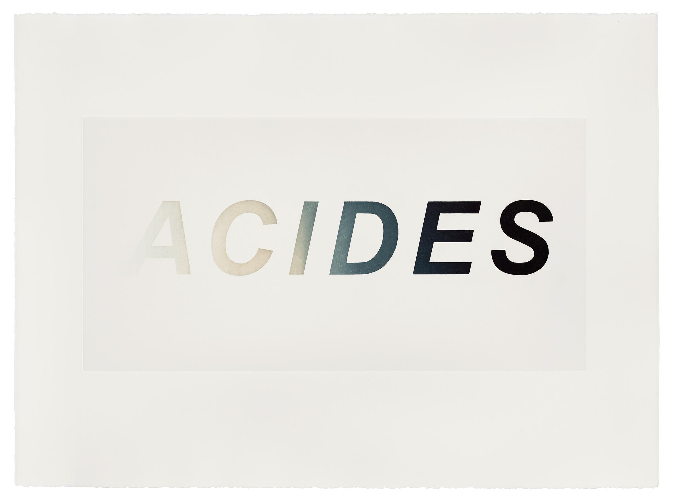 Exhibition View Groupshow «La metamorphose de l'art imprime; view on Carmen Perrin, ACIDES, 2019 (Edition of 24)» at VFO, Zurich, 2019 / Photo: Bernhard Strauss / Courtesy: the artist and VFO, Zurich