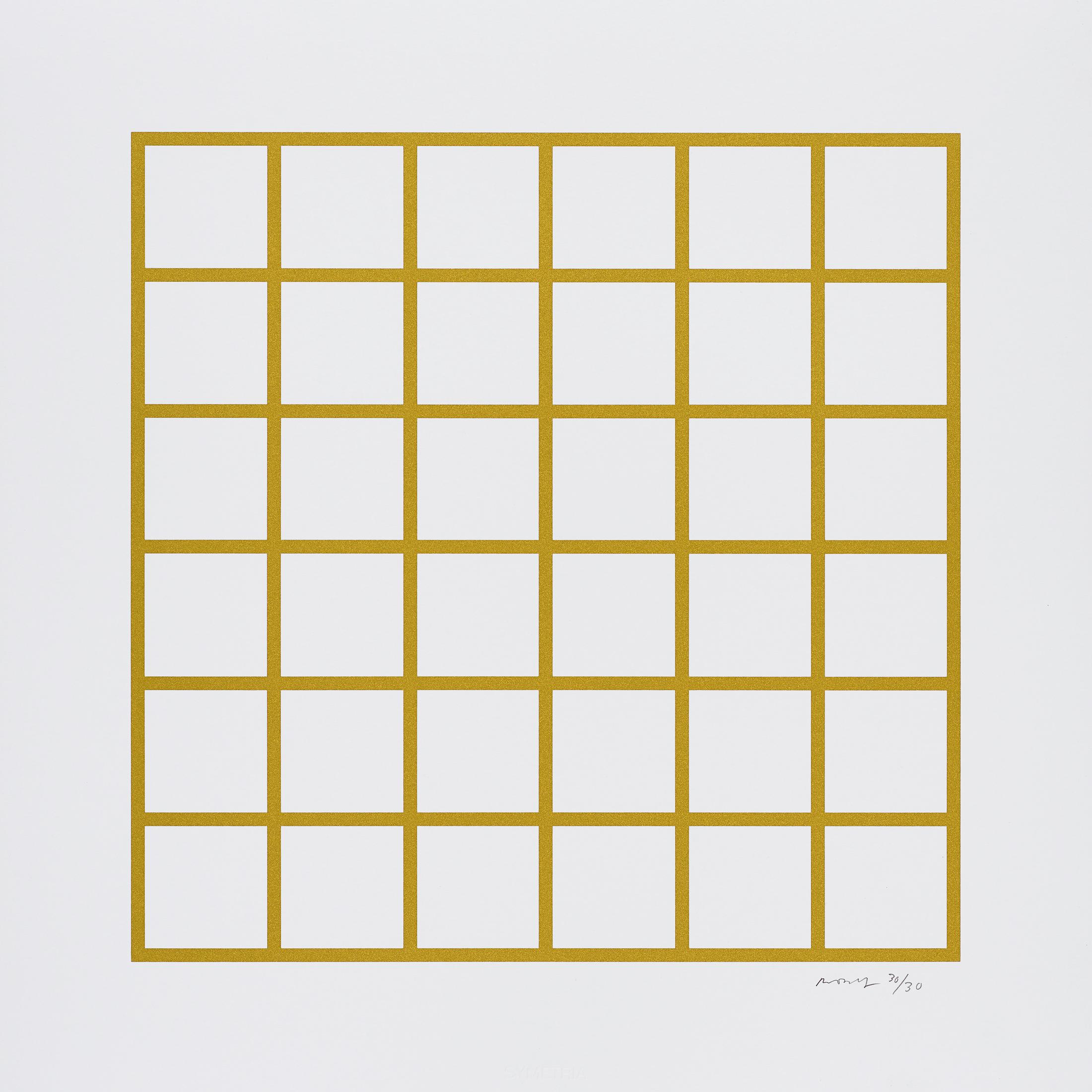 Exhibition View Groupshow «La metamorphose de l'art imprime; view on Olivier Mosset, Untitled, 2019 (Edition of 30)» at VFO, Zurich, 2019 / Photo: Bernhard Strauss / Courtesy: the artist and VFO, Zurich