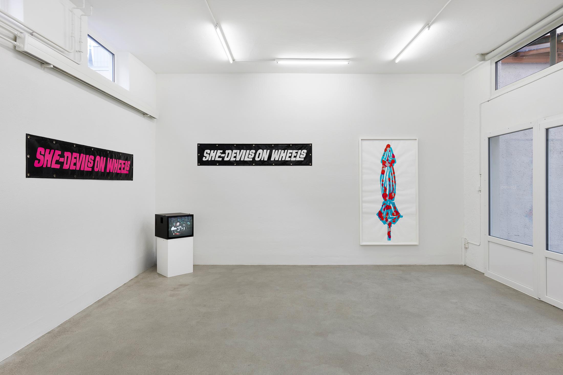 Exhibition View Groupshow «La metamorphose de l'art imprime» at VFO, Zurich, 2019 / Photo: Bernhard Strauss / Courtesy: the artist and VFO, Zurich
