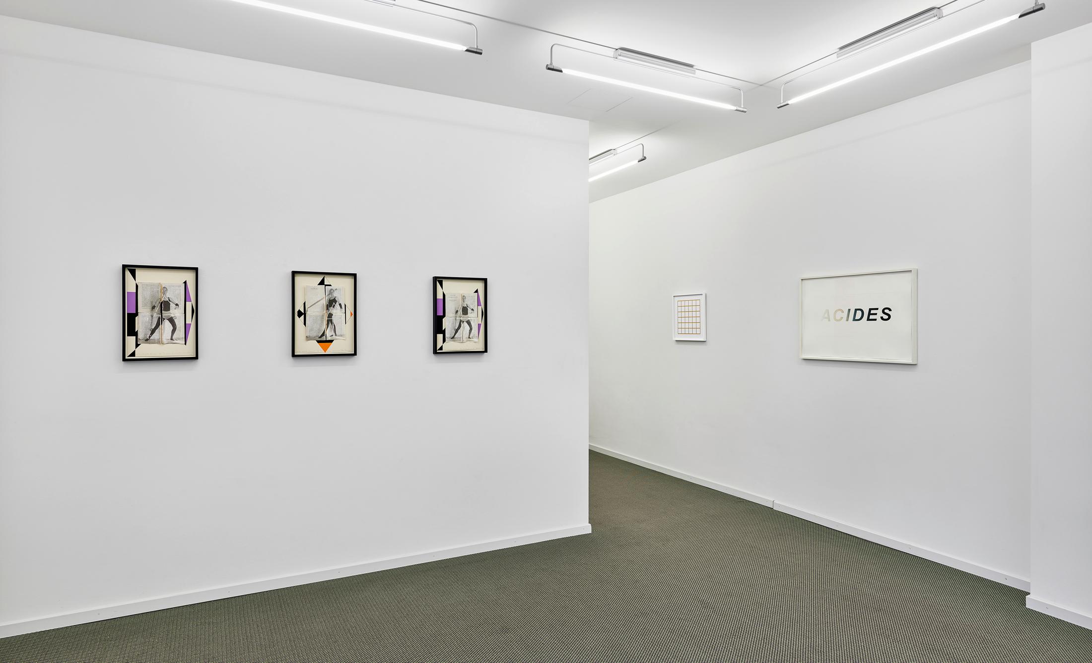 Exhibition View Groupshow «La metamorphose de l'art imprime» at VFO, Zurich, 2019 / Photo: Bernhard Strauss / Courtesy: the artist and VFO, Zurich