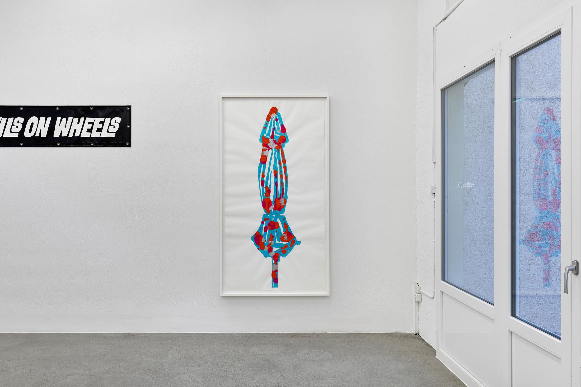 Exhibition View Groupshow «La metamorphose de l'art imprime» at VFO, Zurich, 2019 / Photo: Bernhard Strauss / Courtesy: the artist and VFO, Zurich