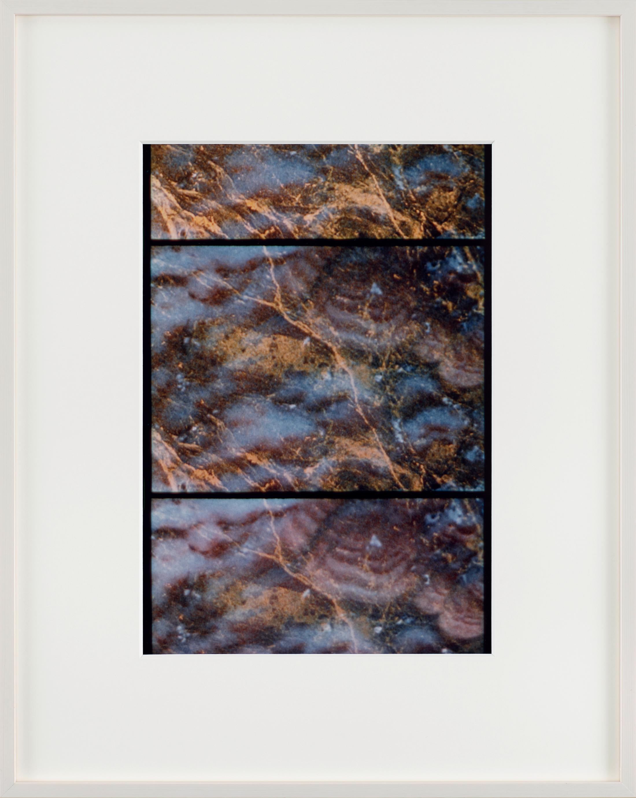 Exhibition View Groupshow «La metamorphose de l'art imprime; view on Louisa Gagliardi, Pique-nique Sauvage 1, 2019 (edition of 22 unique ones)» at VFO, Zurich, 2019 / Photo: Bernhard Strauss / Courtesy: the artist and VFO, Zurich